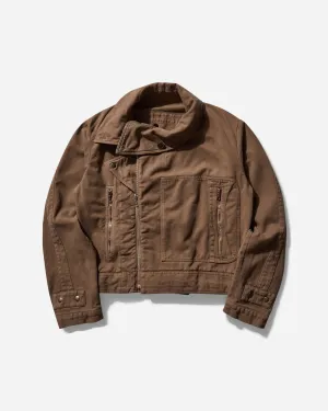 Men's Garment Dyed Aviator Jacket Taupe
