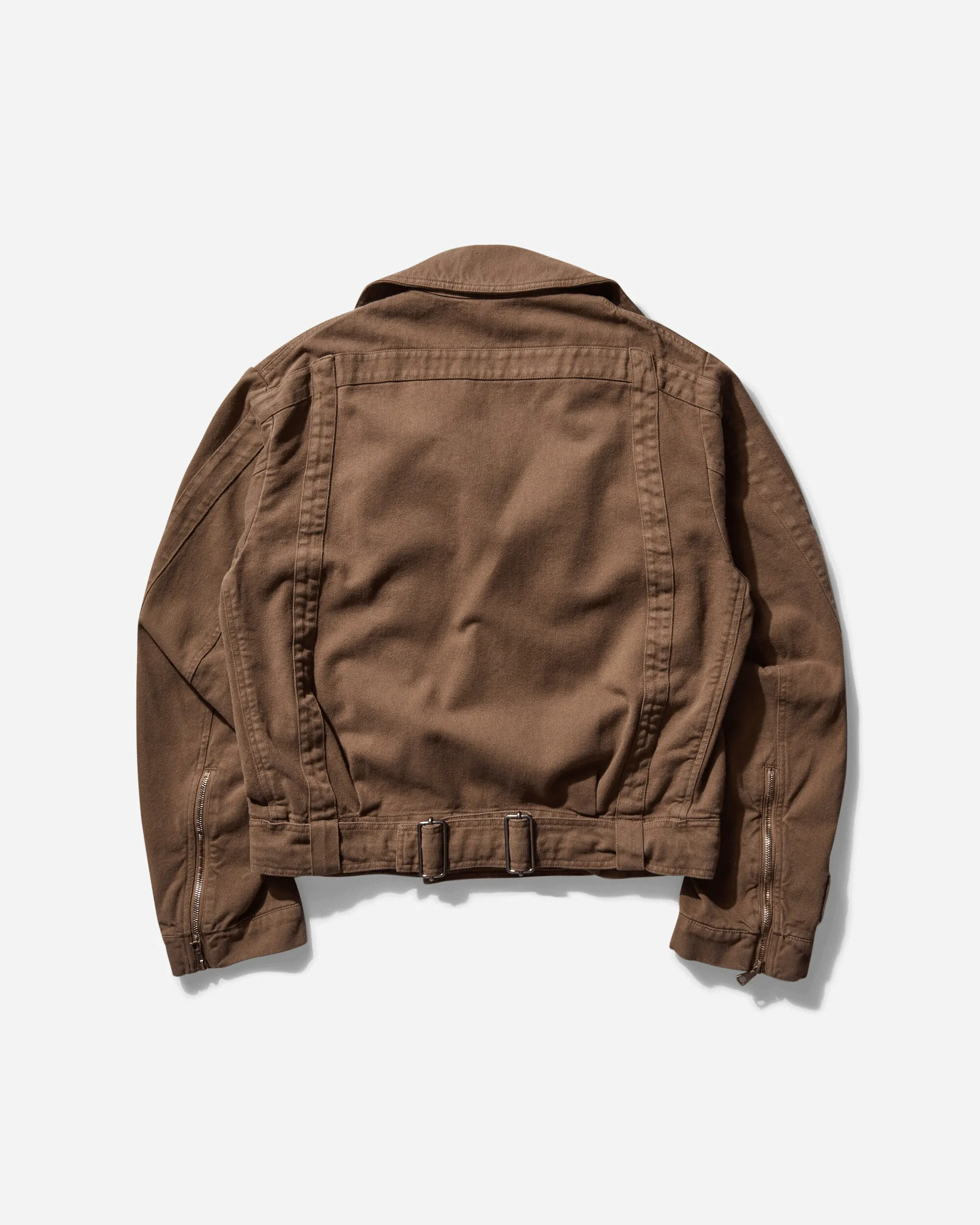 Men's Garment Dyed Aviator Jacket Taupe