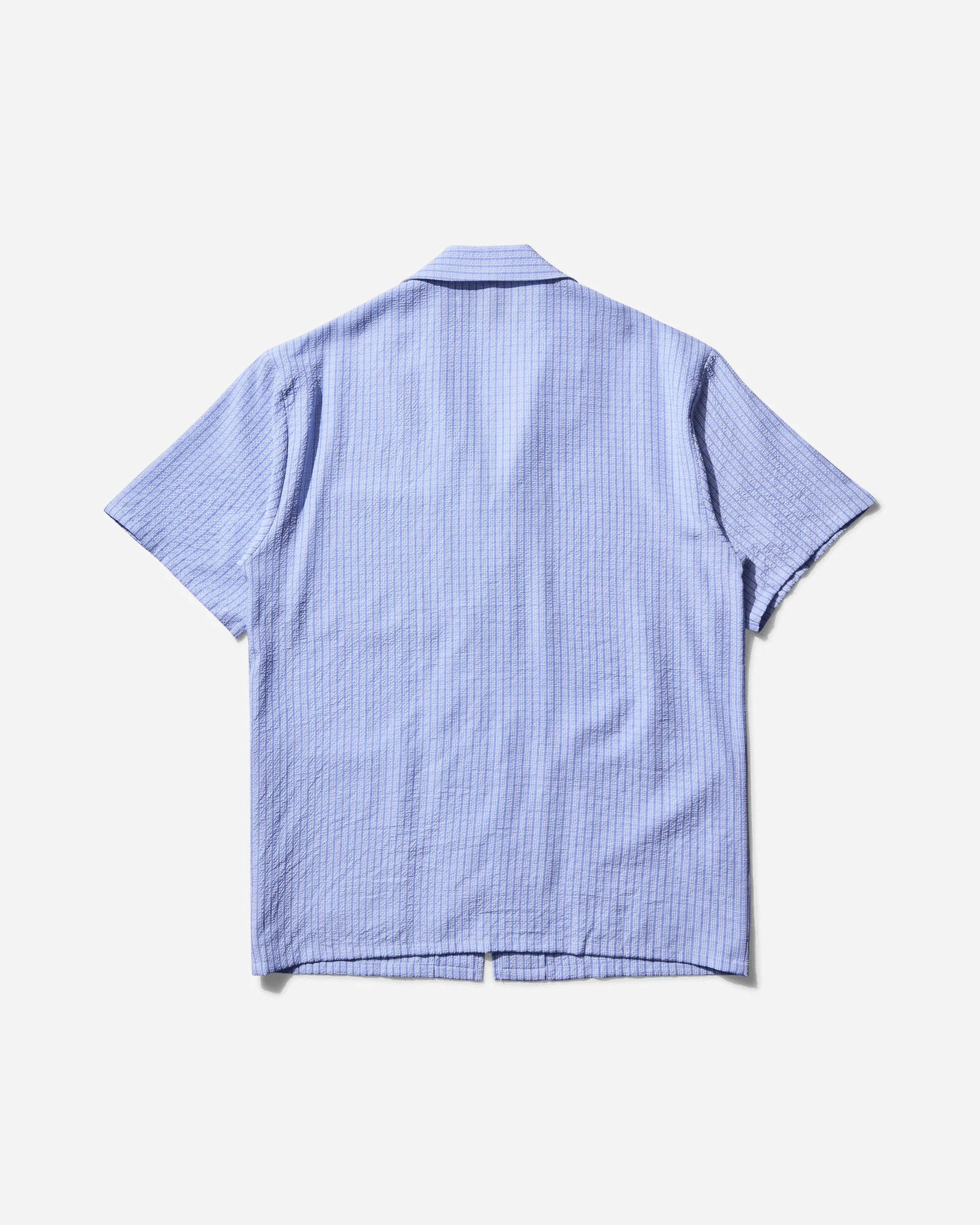 Men's Textured Caddie Shirt Blue