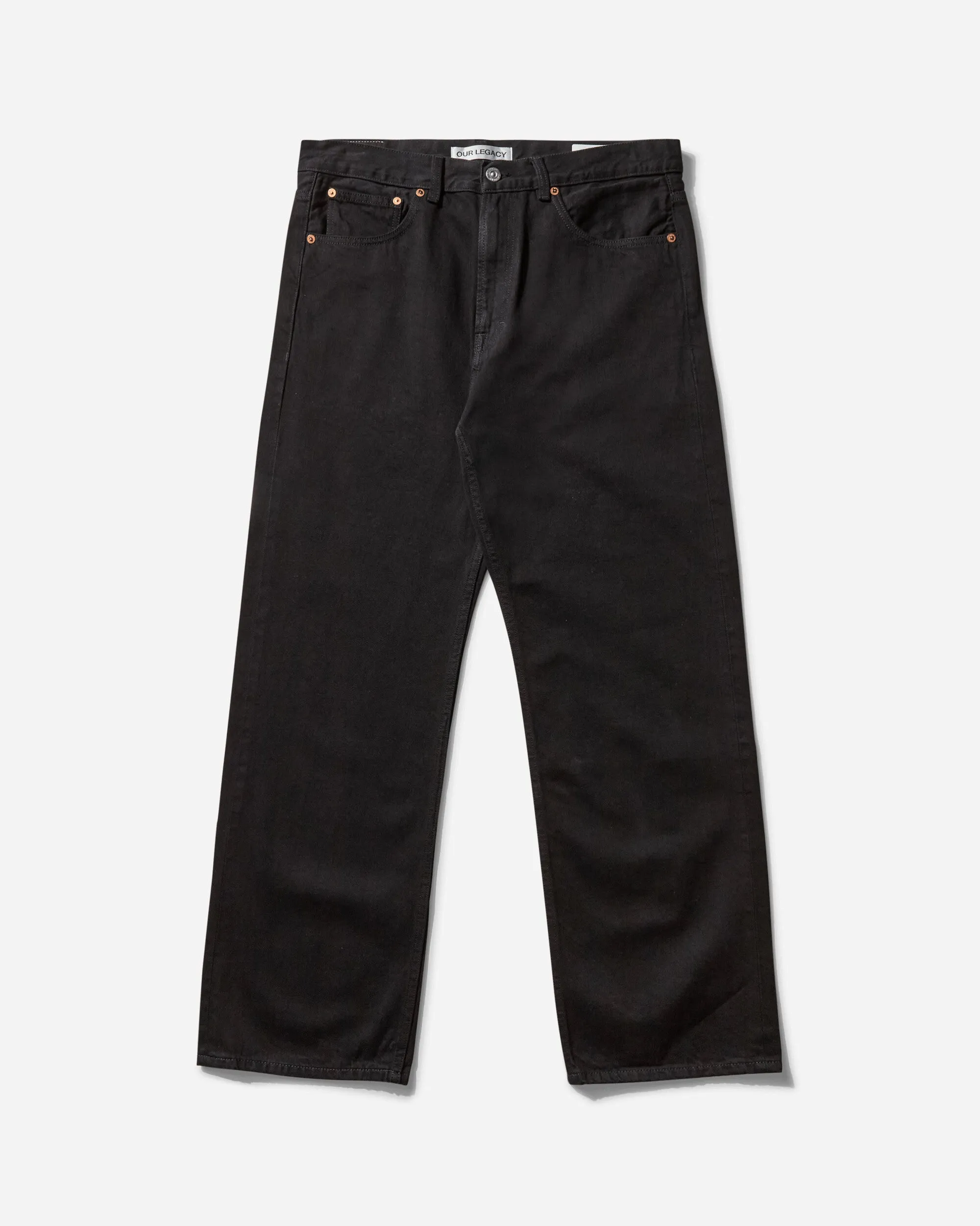 Men's Third Cut Jeans Black Selvedge