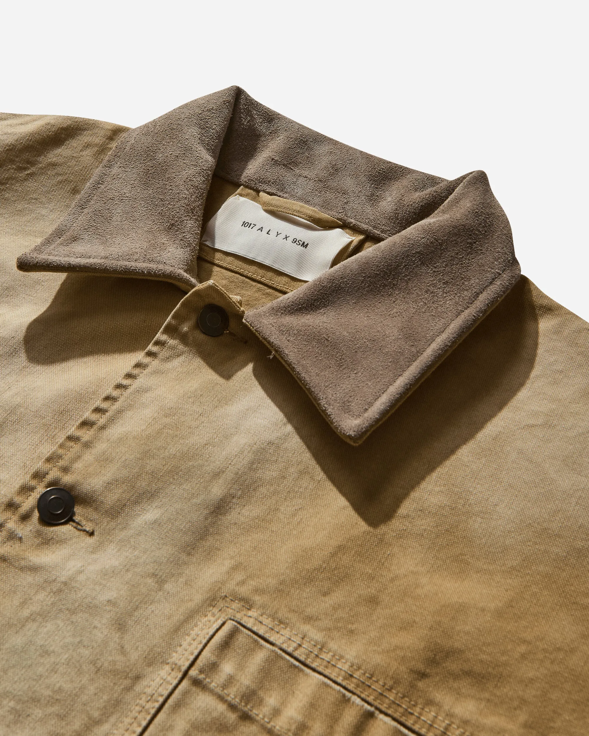 Men's Work Twill Jacket Washed Tan