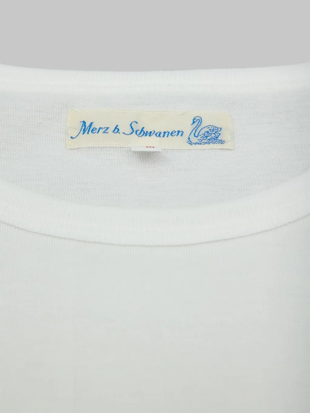 Merz b. Schwanen 1950s 5.5oz Loopwheeled Classic Fit T-Shirt White