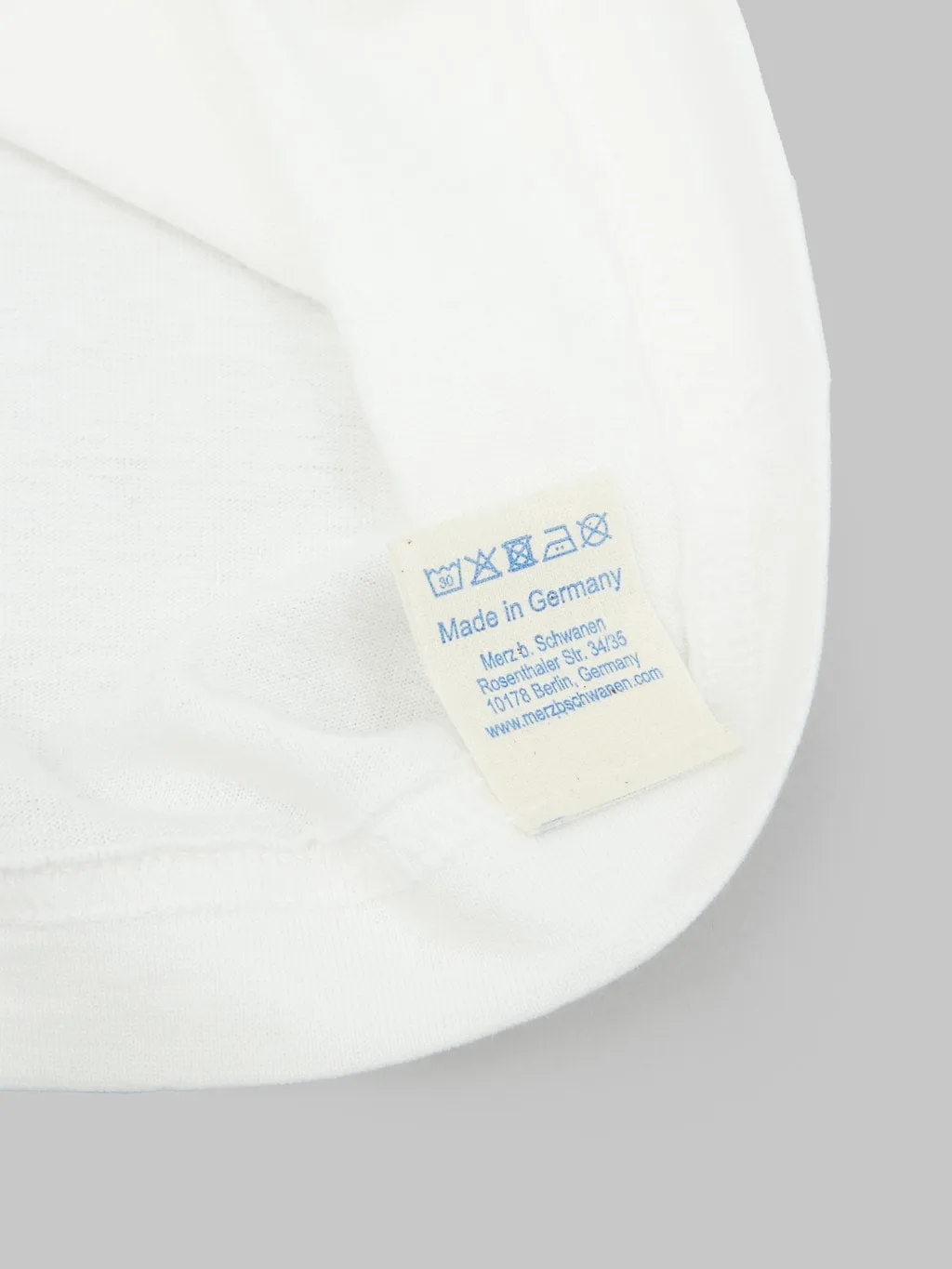 Merz b. Schwanen 1950s 5.5oz Loopwheeled Classic Fit T-Shirt White