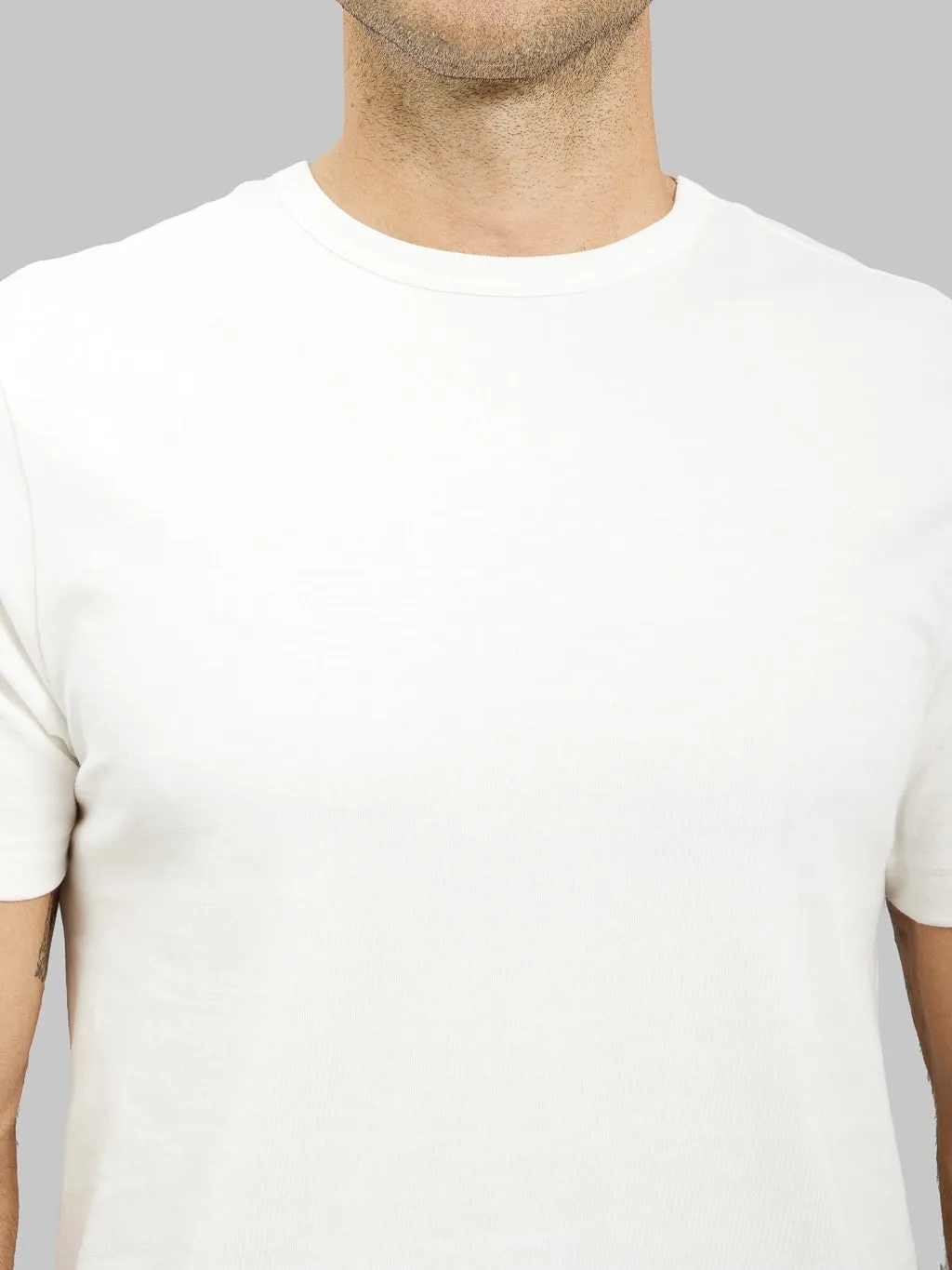 Merz b. Schwanen 1950s 5.5oz Loopwheeled Classic Fit T-Shirt White