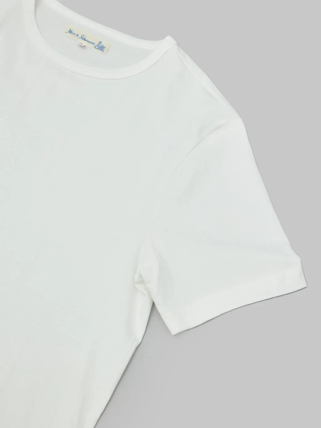 Merz b. Schwanen 1950s 5.5oz Loopwheeled Classic Fit T-Shirt White
