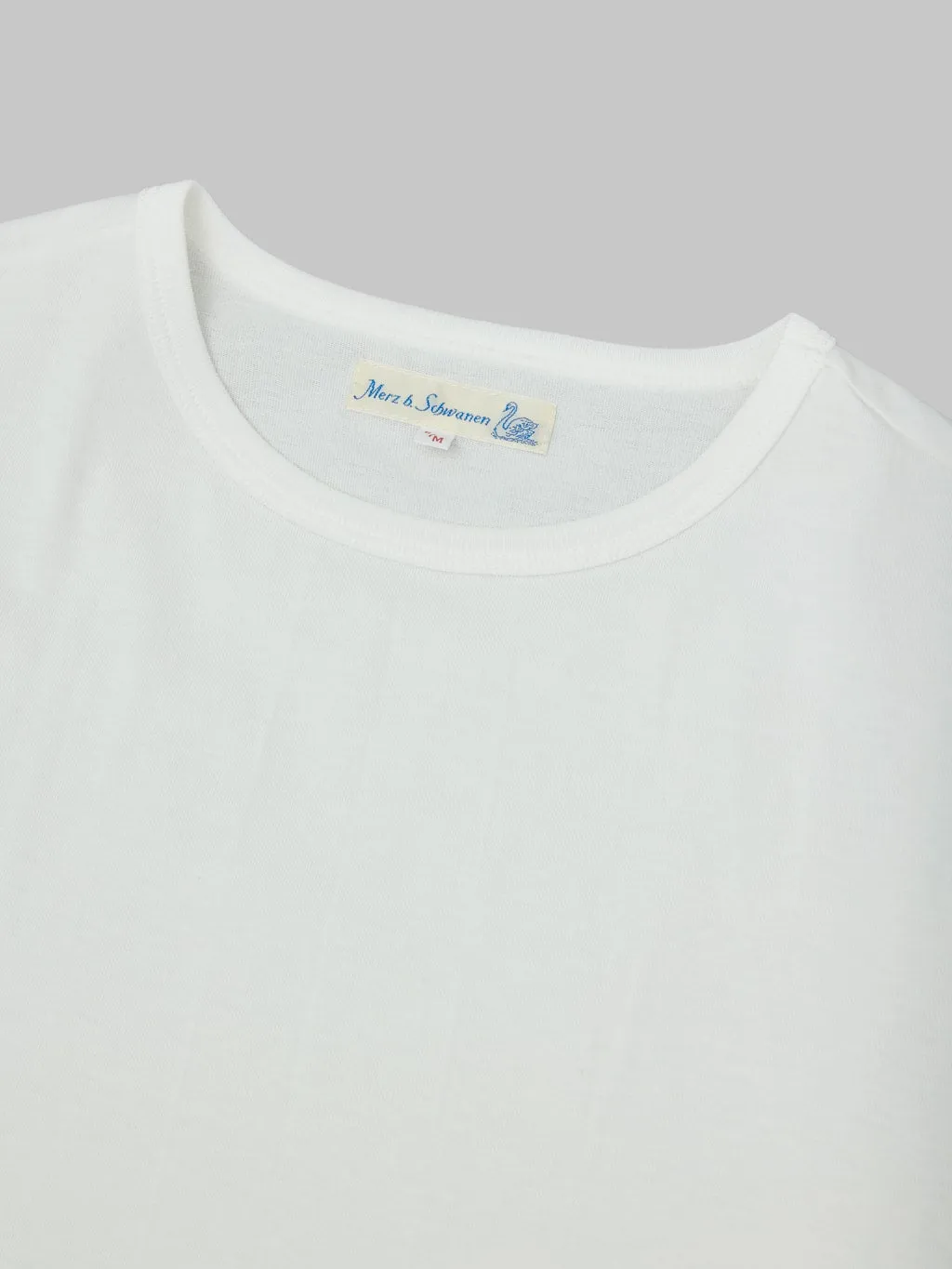 Merz b. Schwanen 1950s 5.5oz Loopwheeled Classic Fit T-Shirt White