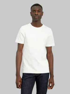 Merz b. Schwanen 2S14 Super Heavyweight 13.4oz Crewneck Loopwheeled Relaxed Fit T-Shirt White