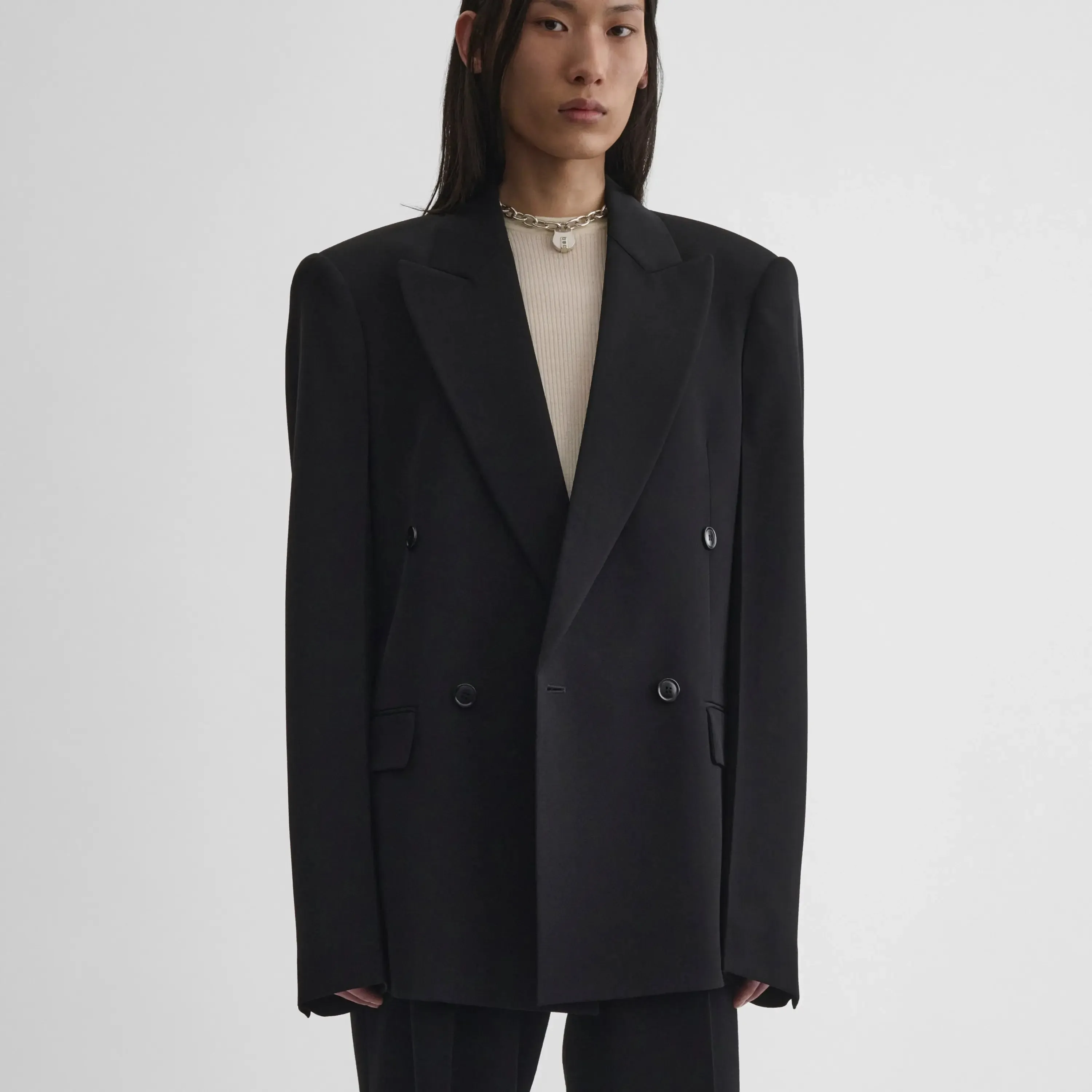 MILANESE JACKET | black wool