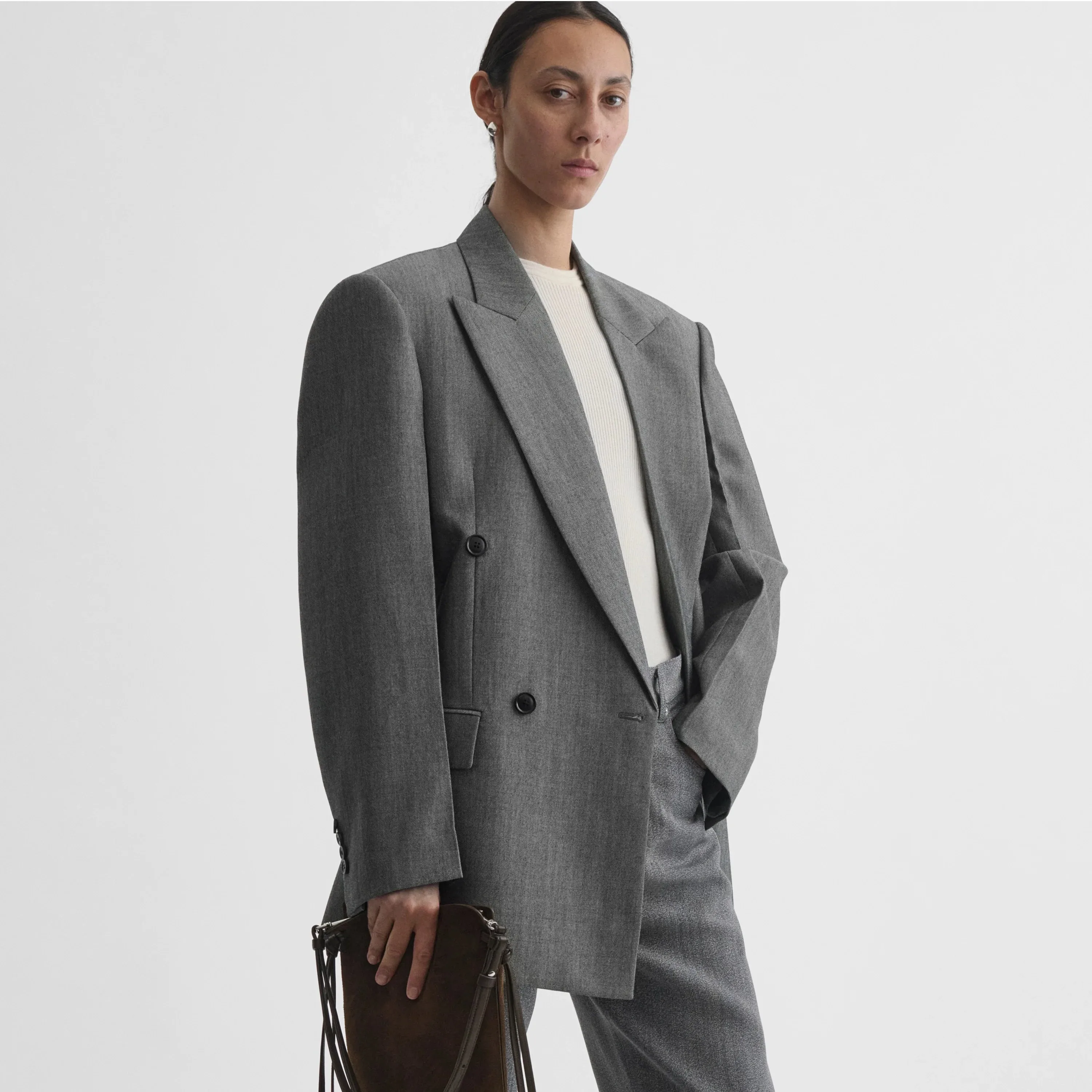 MILANESE JACKET | silver grey wool