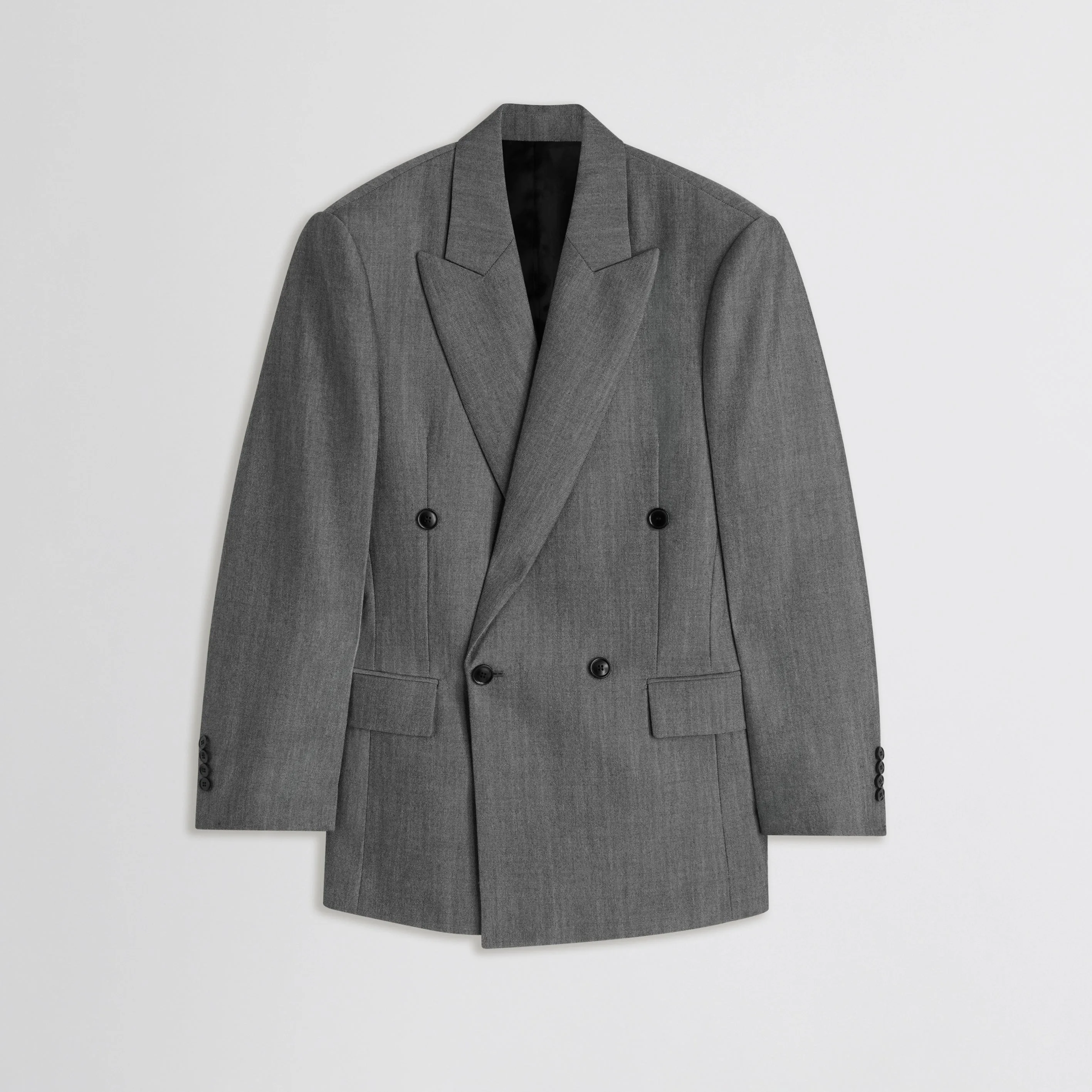 MILANESE JACKET | silver grey wool