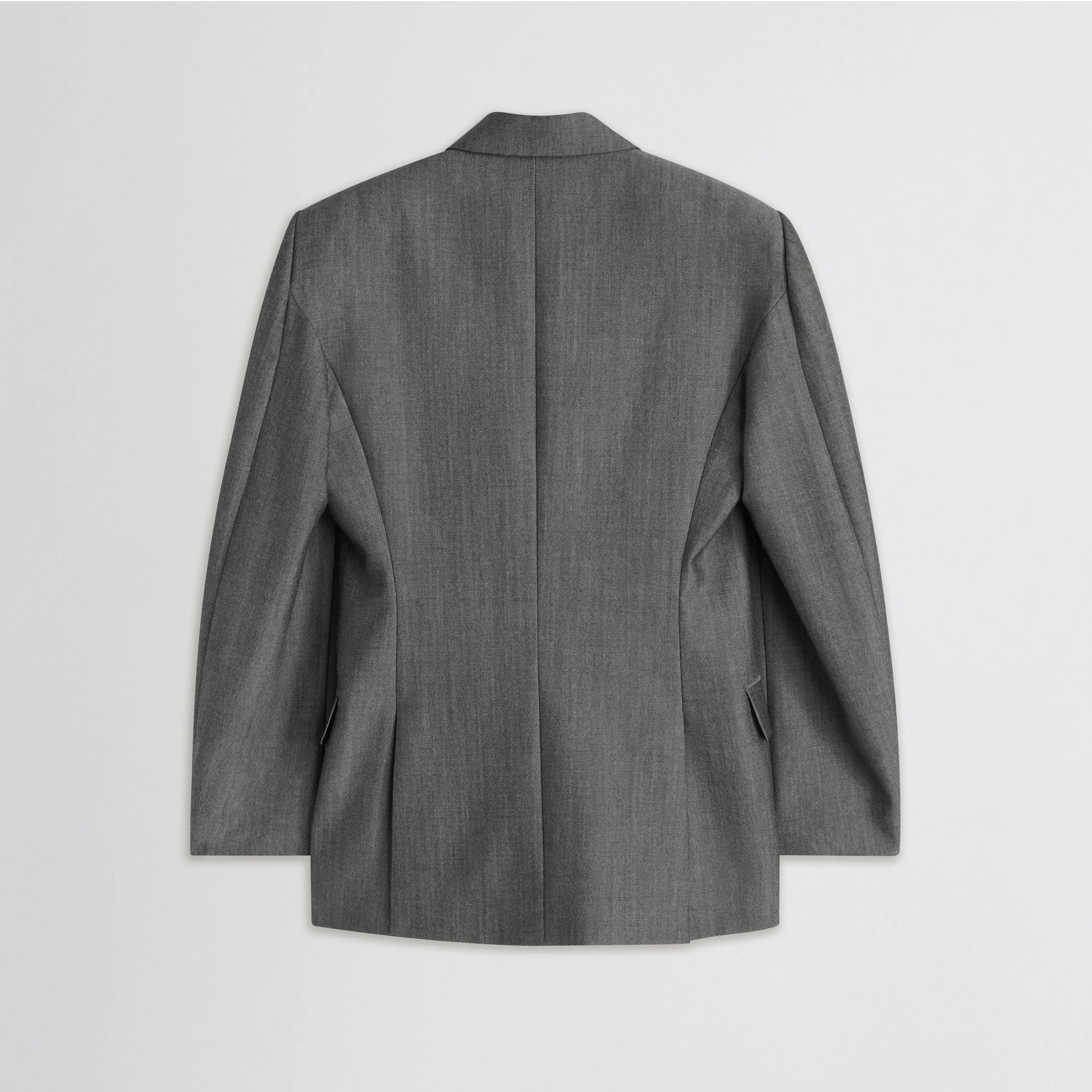 MILANESE JACKET | silver grey wool