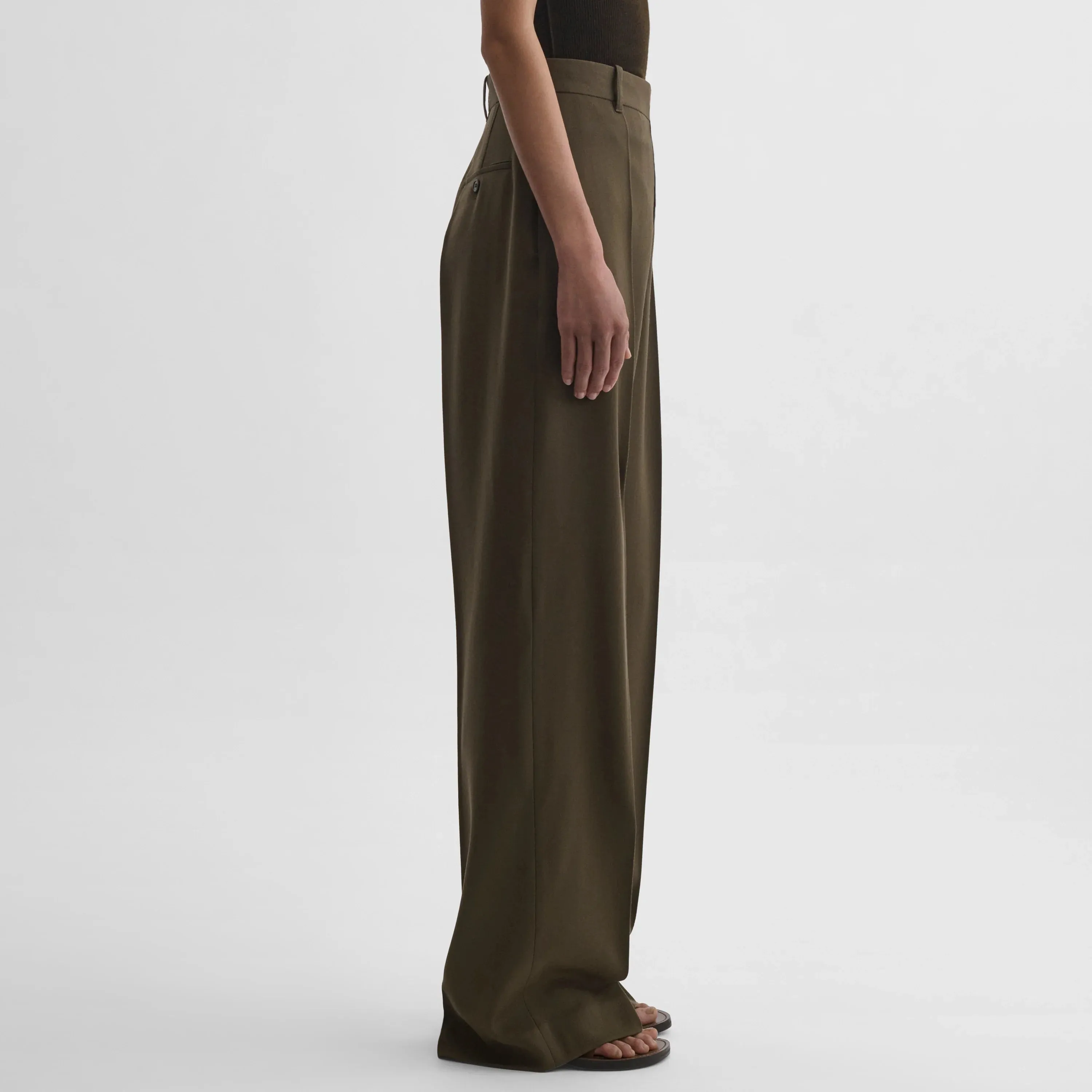 MILANESE TROUSERS | shroom wool