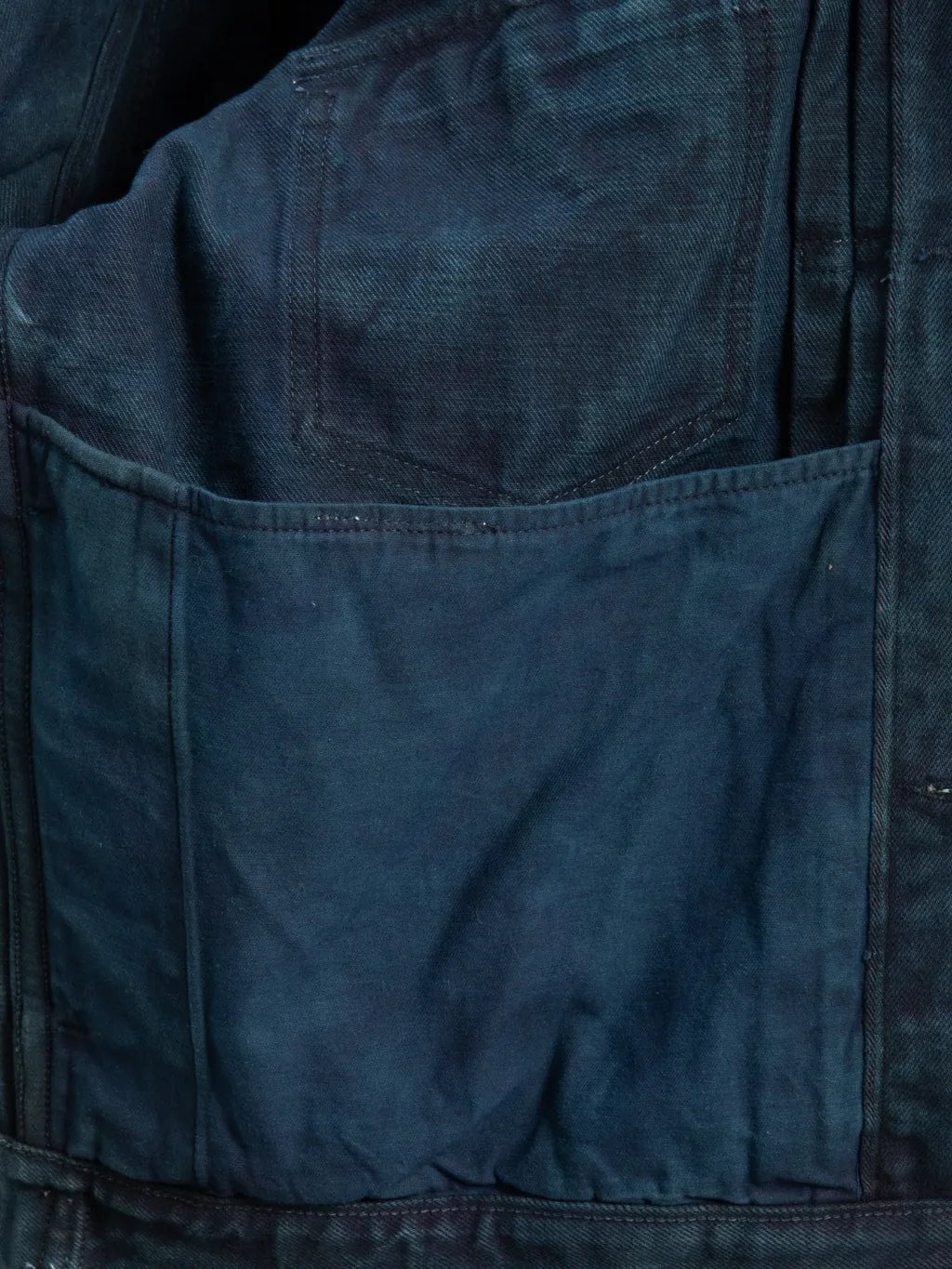 Momotaro MXGJ10024A Mud & Natural Indigo Dyed Type II Denim Jacket