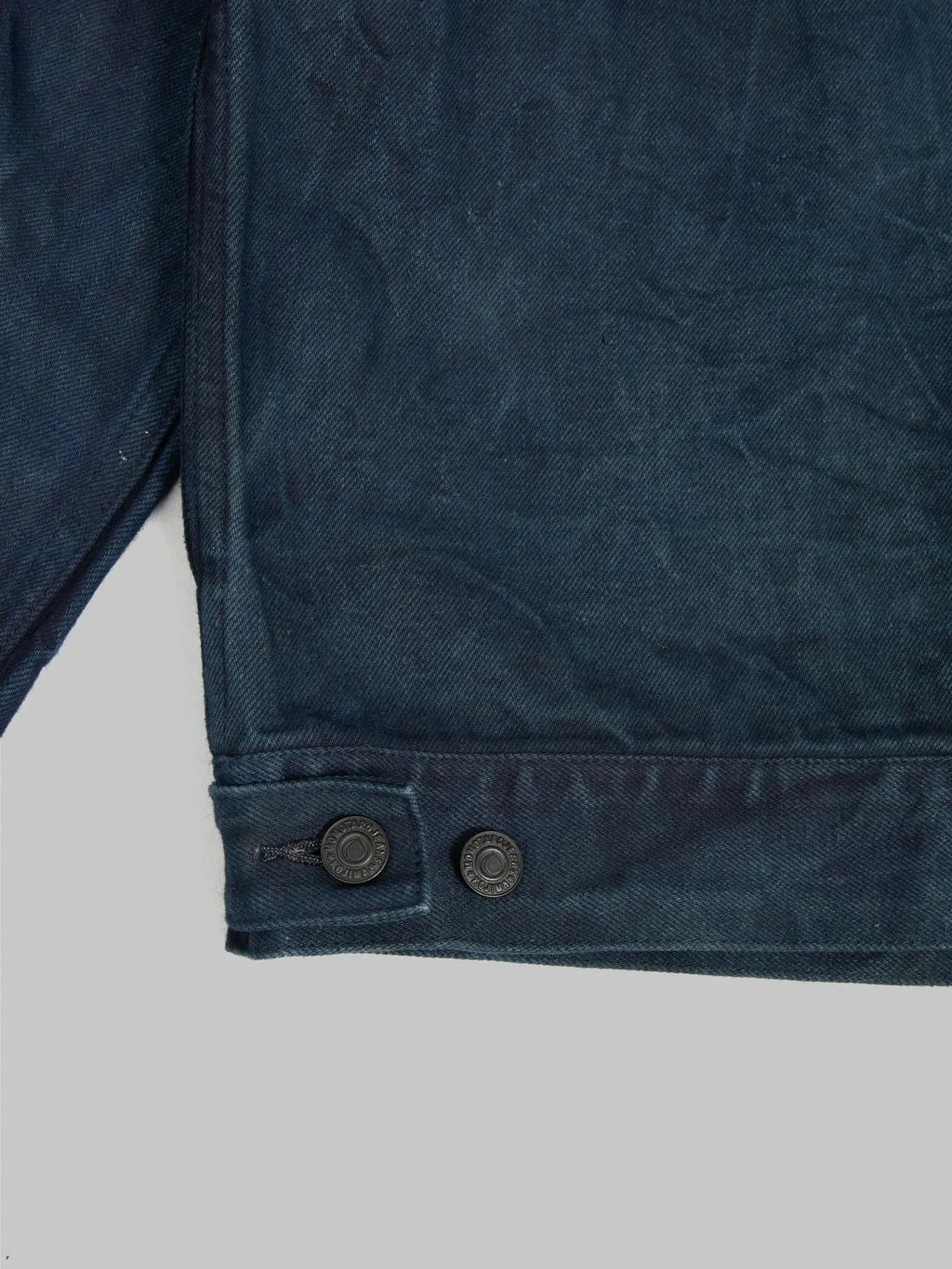 Momotaro MXGJ10024A Mud & Natural Indigo Dyed Type II Denim Jacket