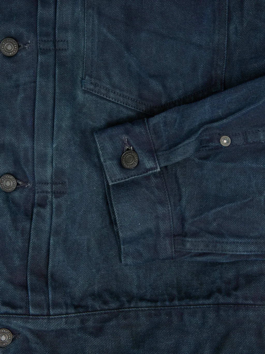Momotaro MXGJ10024A Mud & Natural Indigo Dyed Type II Denim Jacket