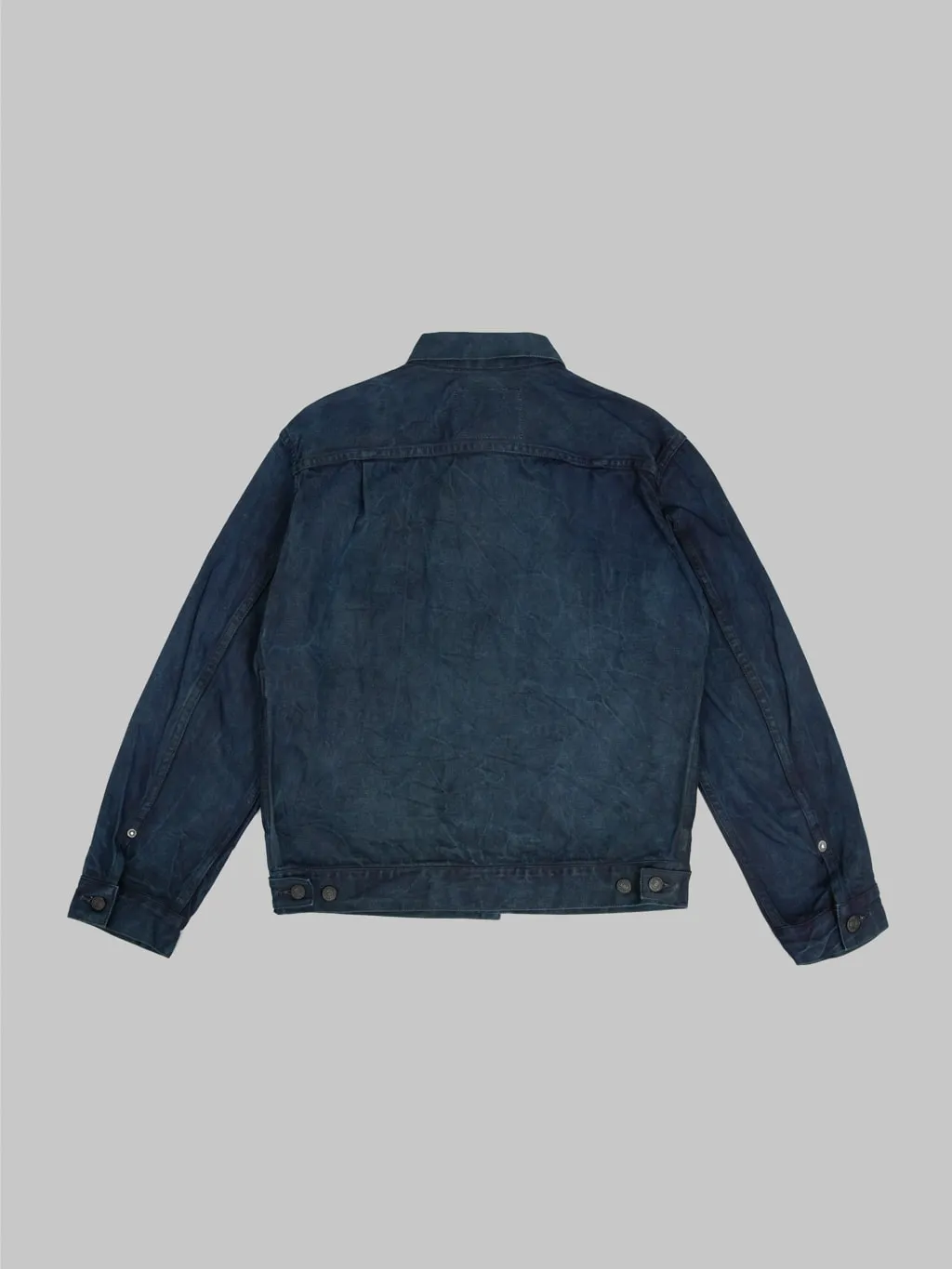 Momotaro MXGJ10024A Mud & Natural Indigo Dyed Type II Denim Jacket