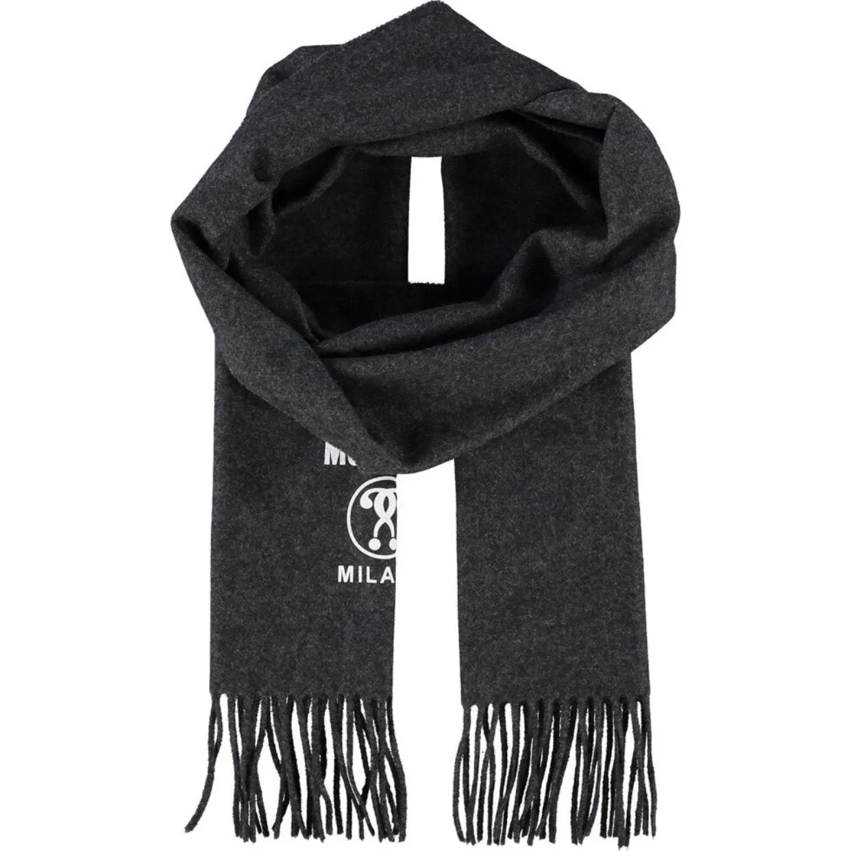 Moschino Wool Logo Scarf