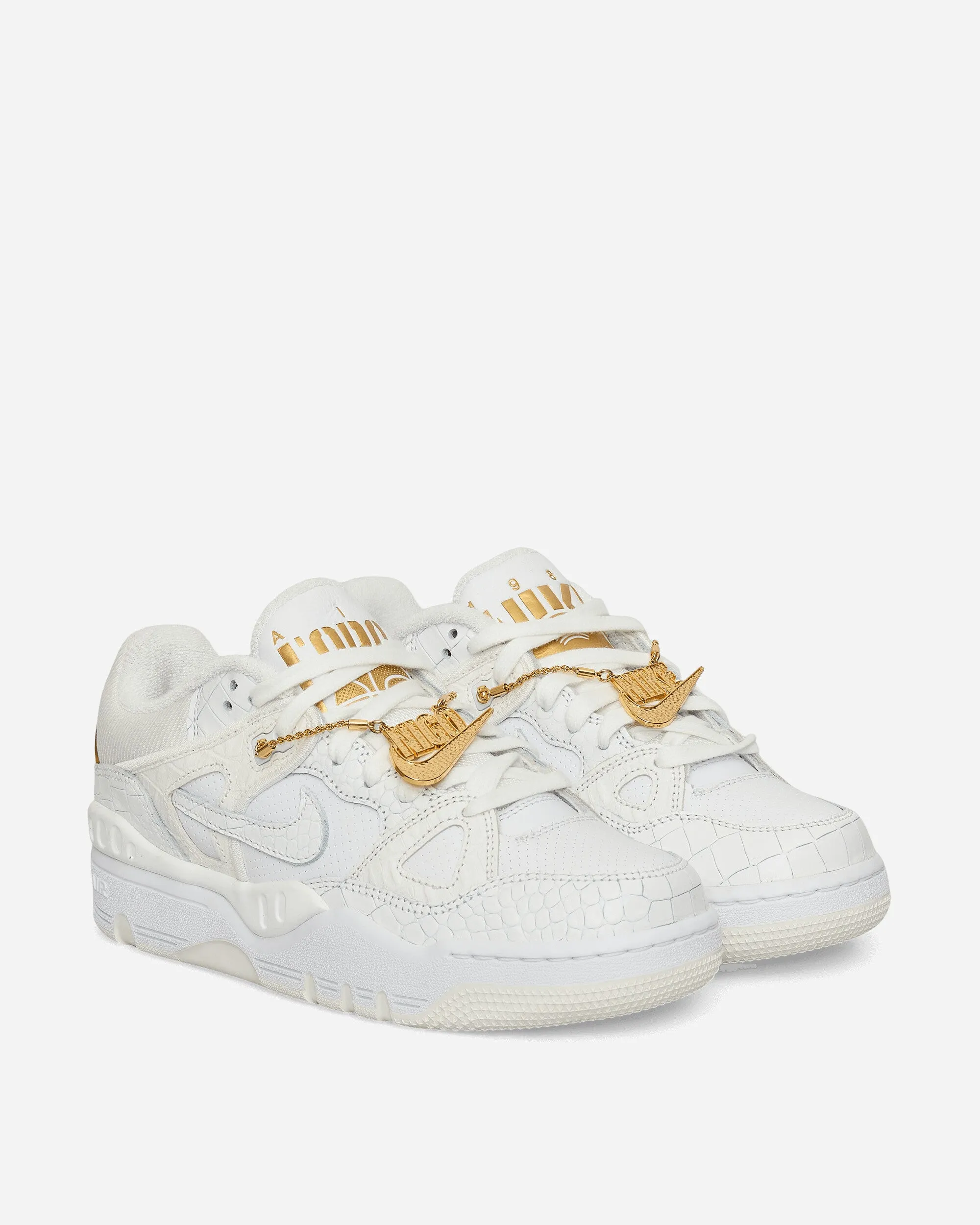 NIGO Air Force 3 Low Sneakers White / Metallic Gold