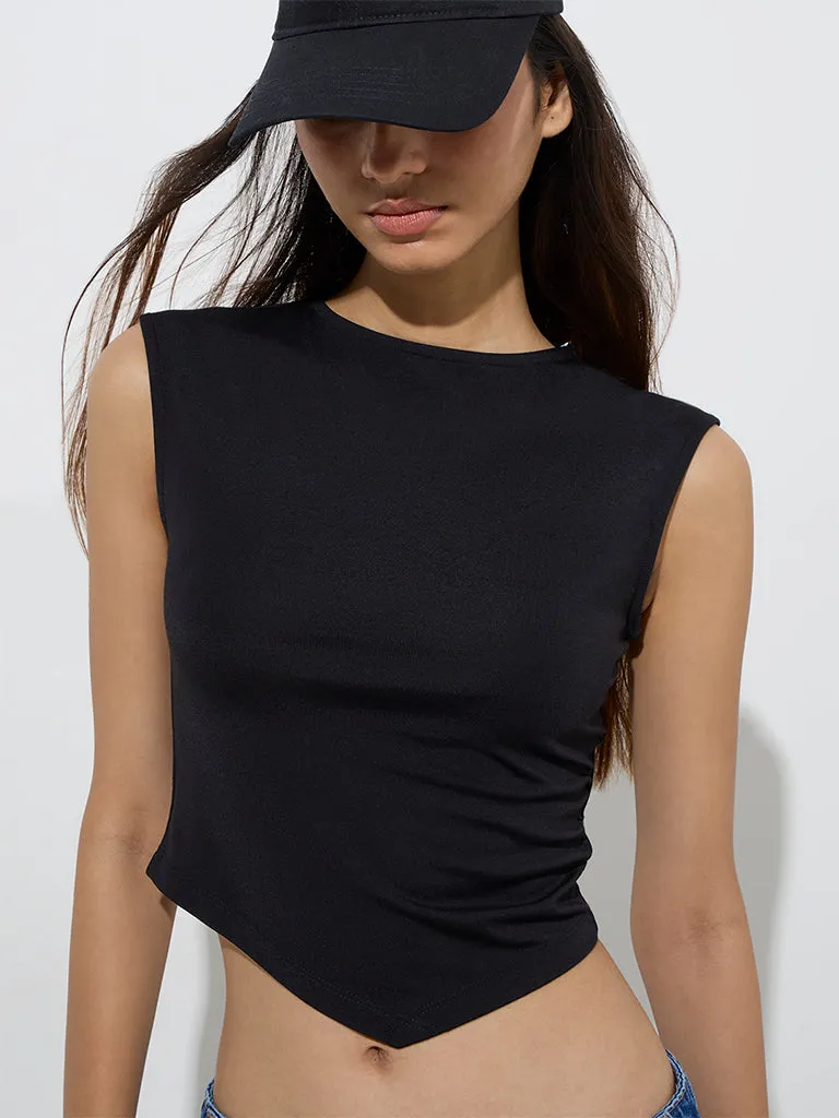 Nuon Black Solid Top