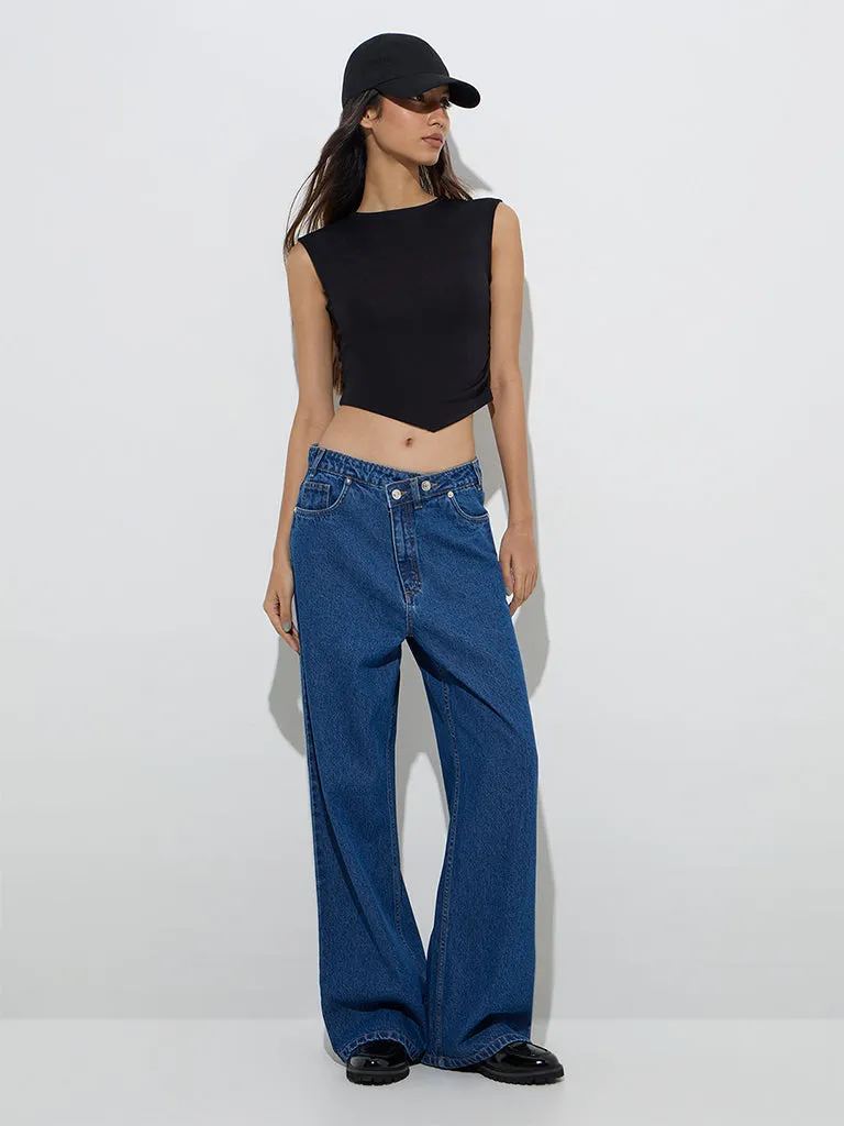 Nuon Black Solid Top