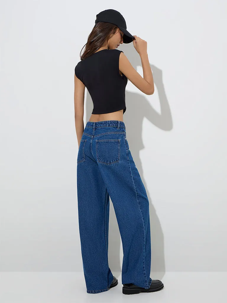 Nuon Black Solid Top