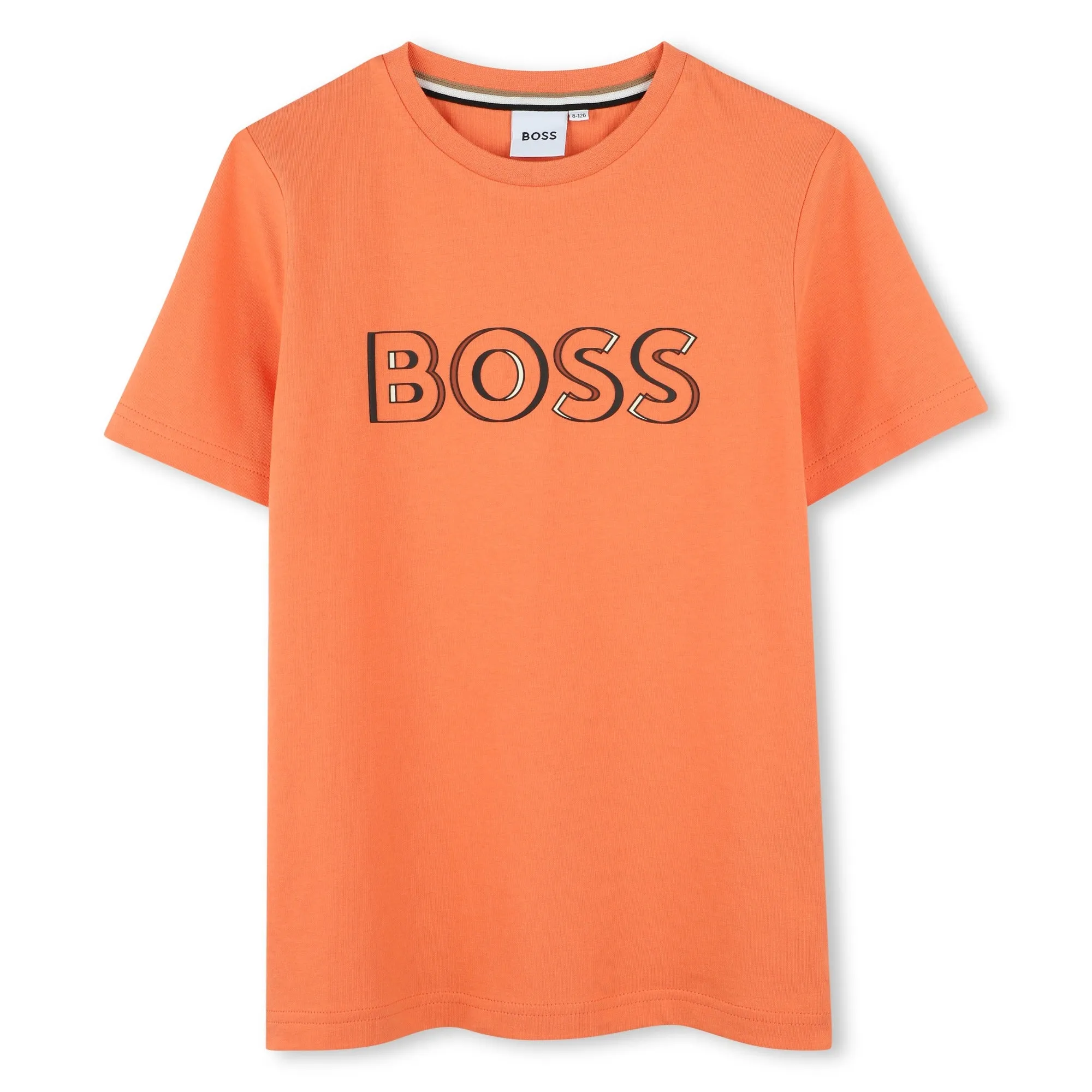 Orange Duo Toned Outline T-Shirt