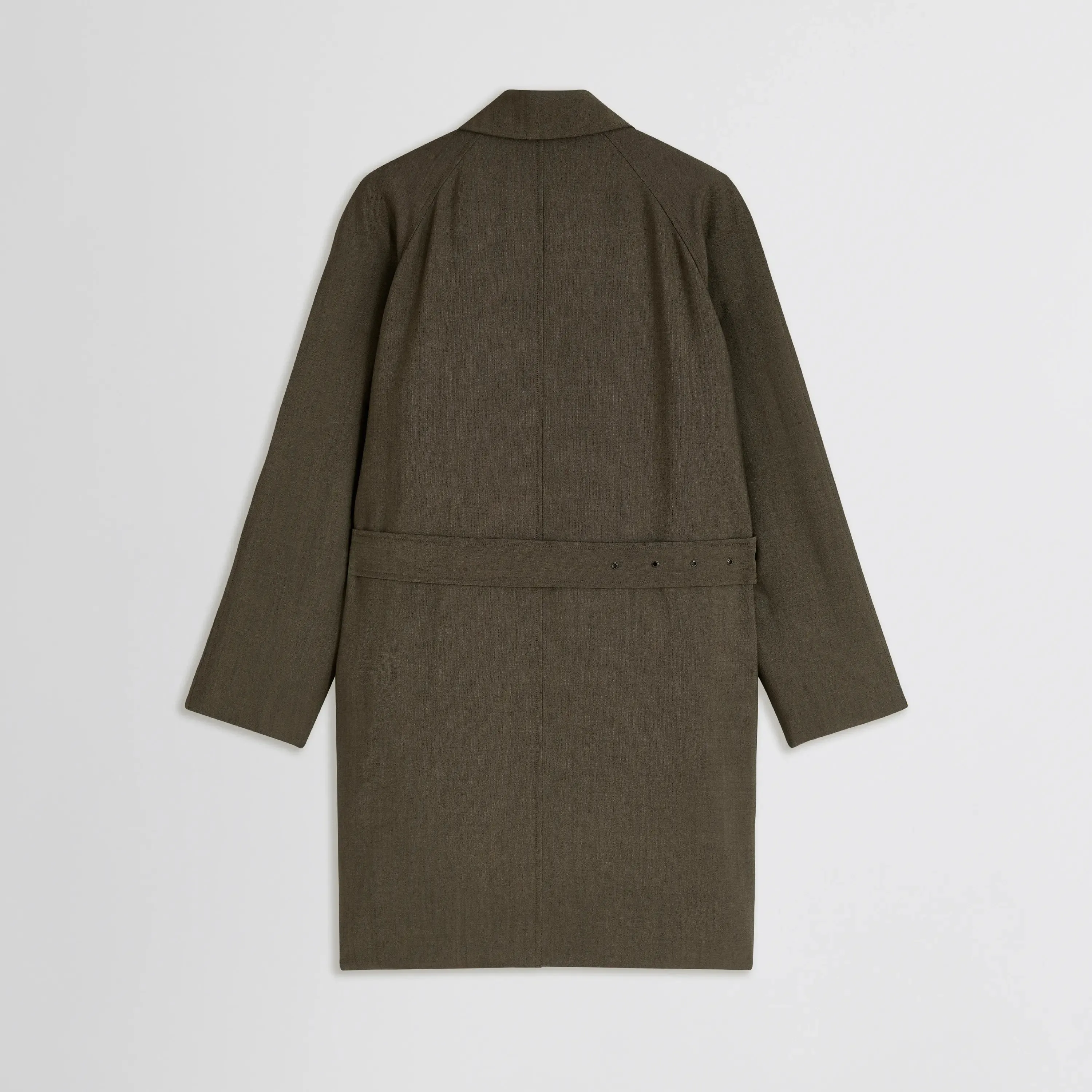 PADDED CAR COAT | tobacco wool