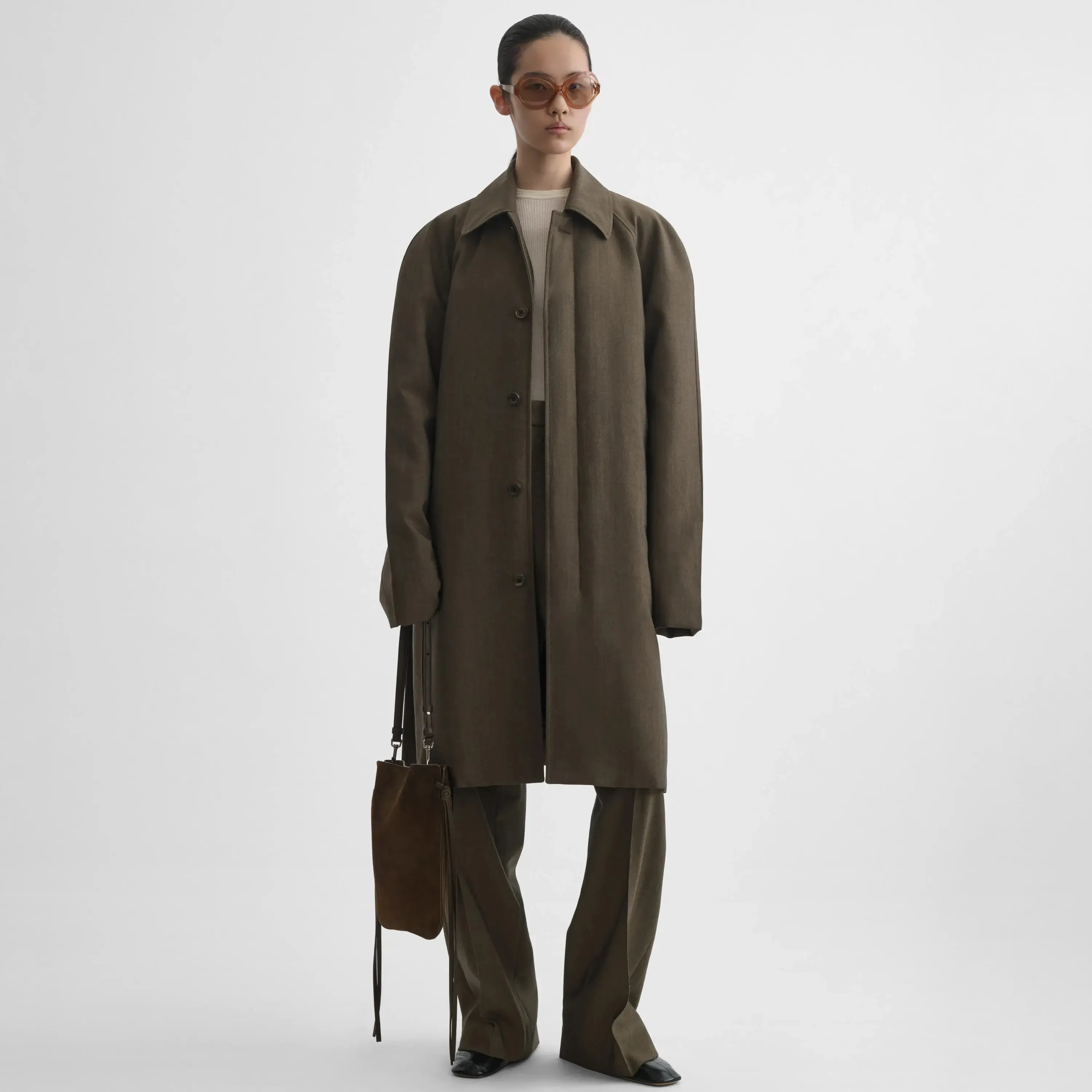 PADDED CAR COAT | tobacco wool