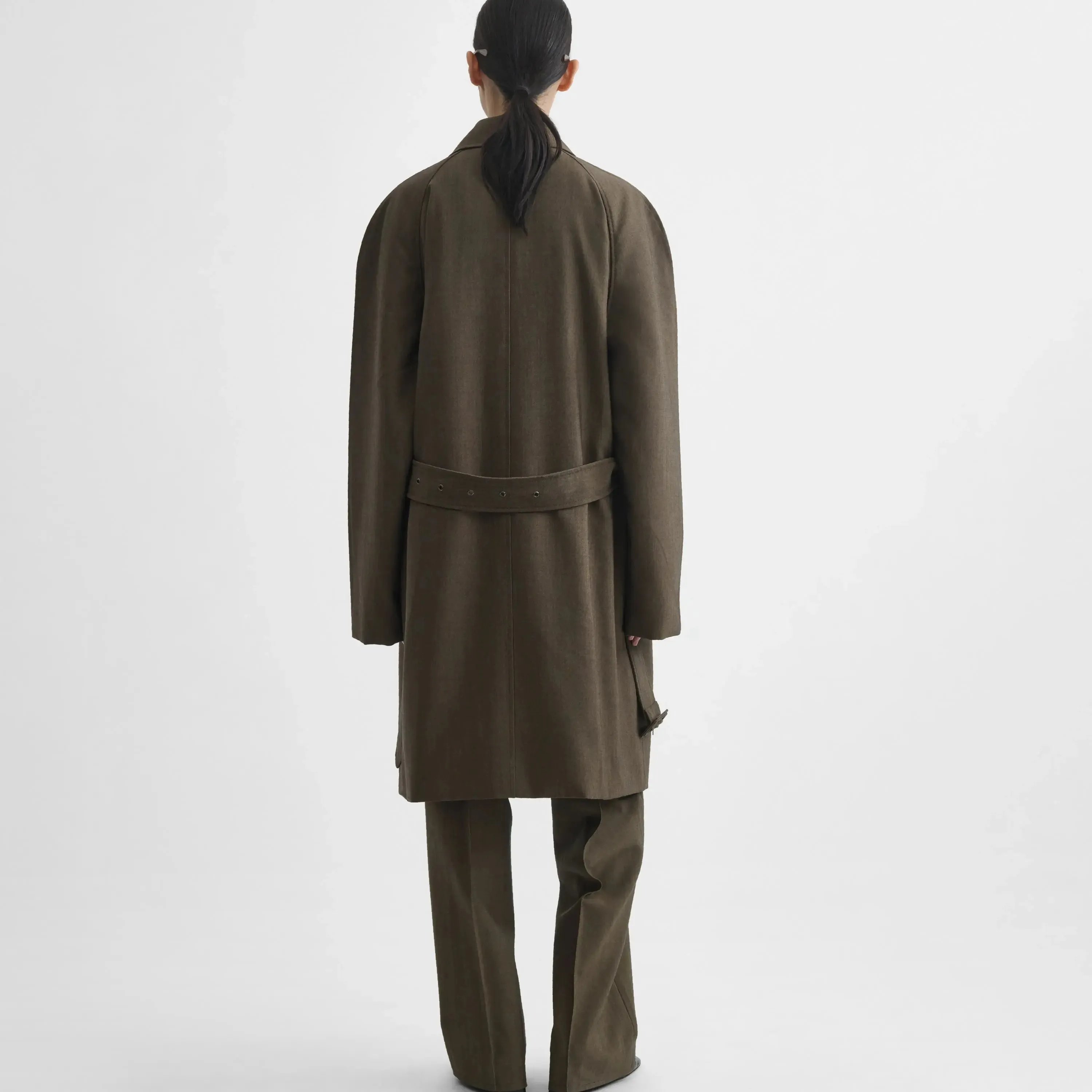 PADDED CAR COAT | tobacco wool