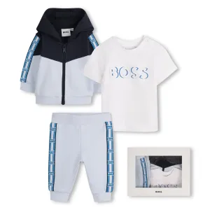 Pale Blue 3-Piece Jogging Set
