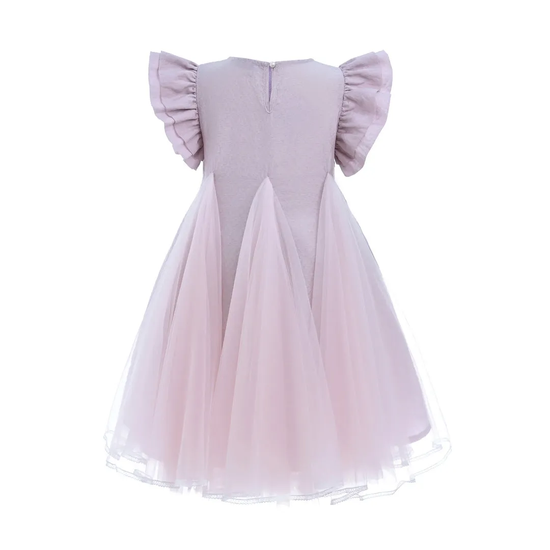 Pink Frill Tulle Dress