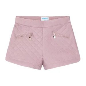 Pink Rose Quilted Shorts
