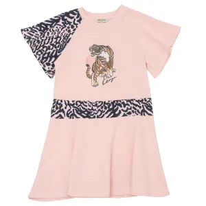Pink Tiger Print Dress