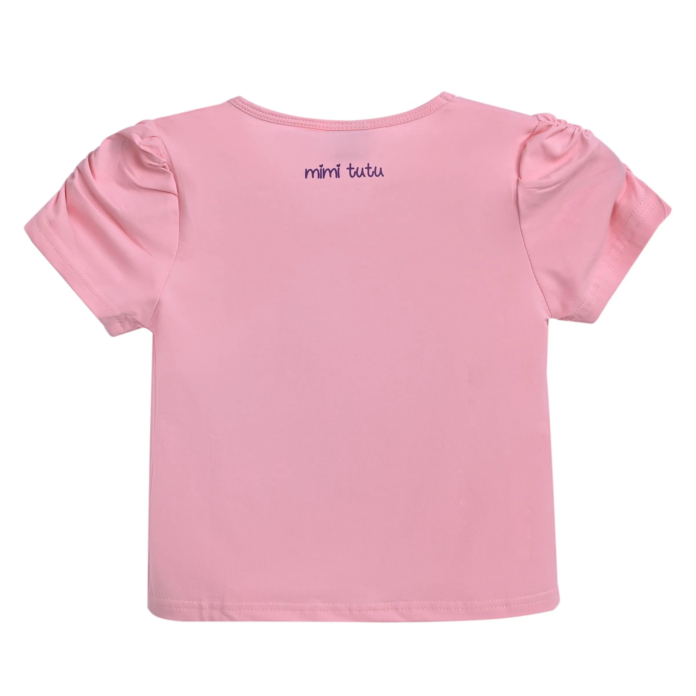 Pink Unicorn Applique T-Shirt