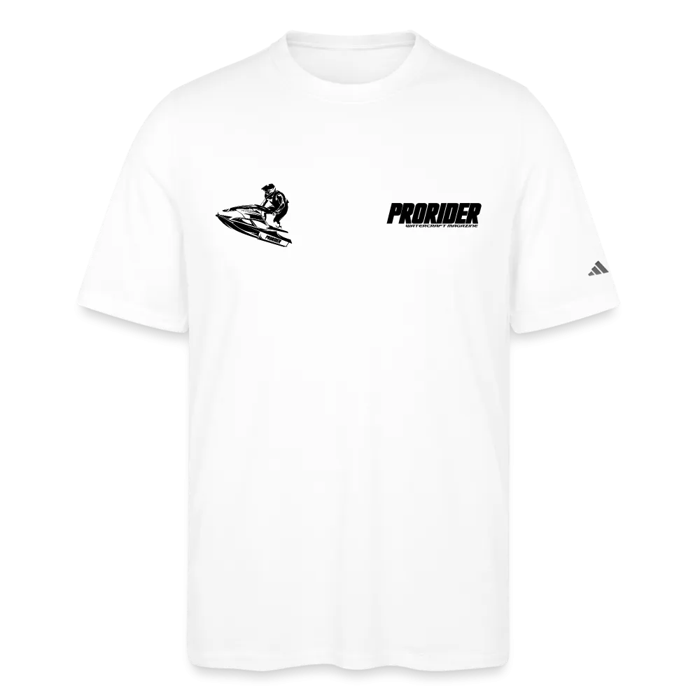 Pro Rider Adidas Men's Blended T-shirt (White)