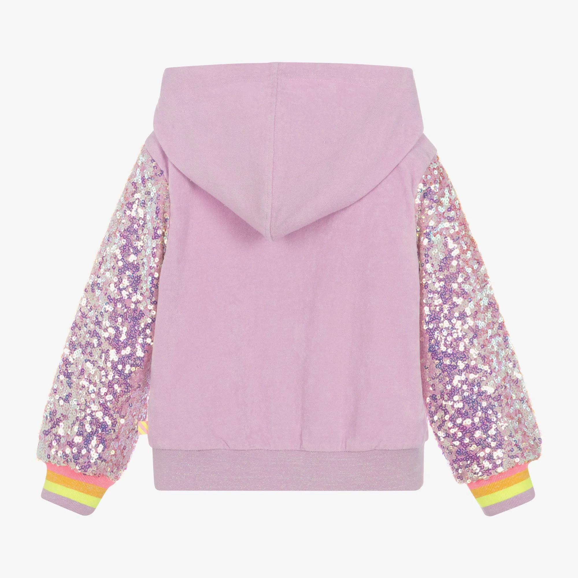 Purple Lilac Sequin Hoodie