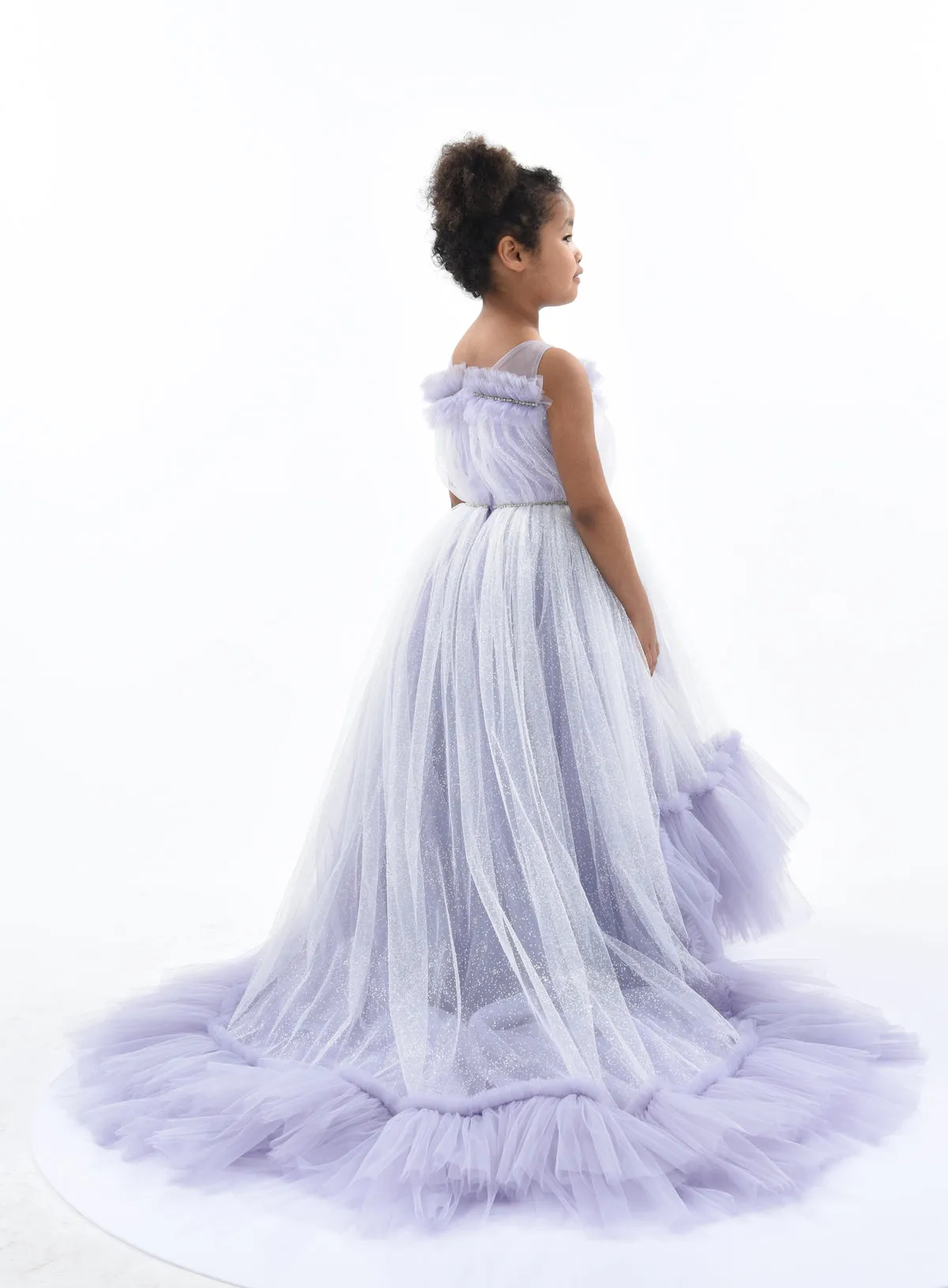 Purple Thelma Tulle Gown