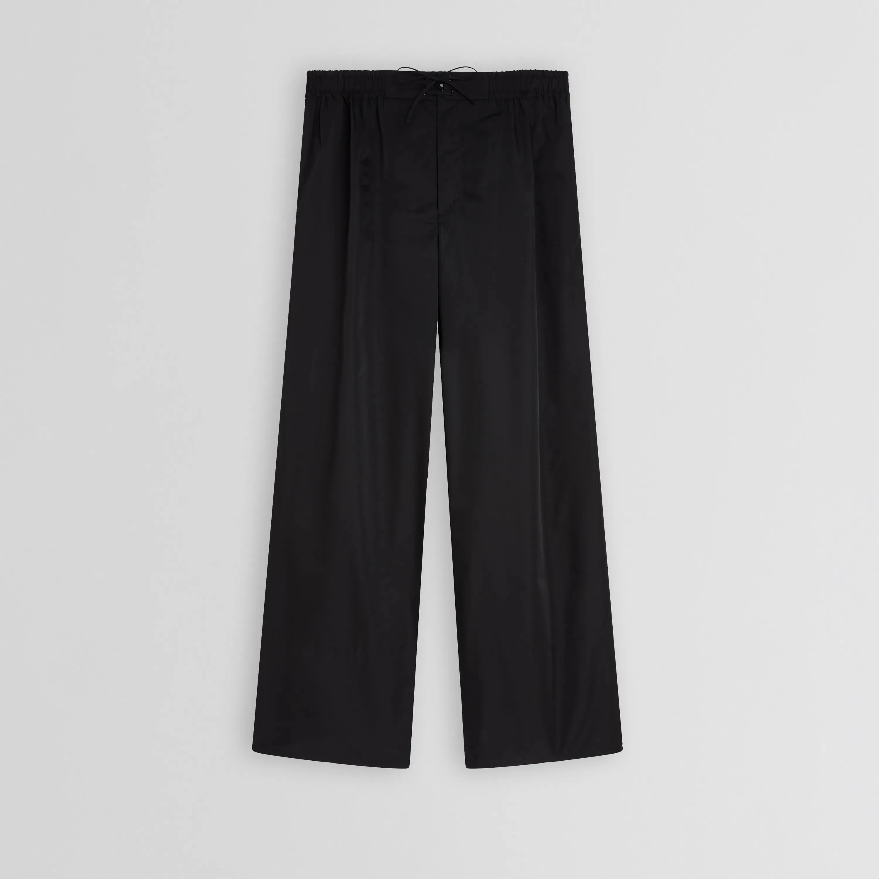 PYJAMA TROUSERS | black technical taffeta