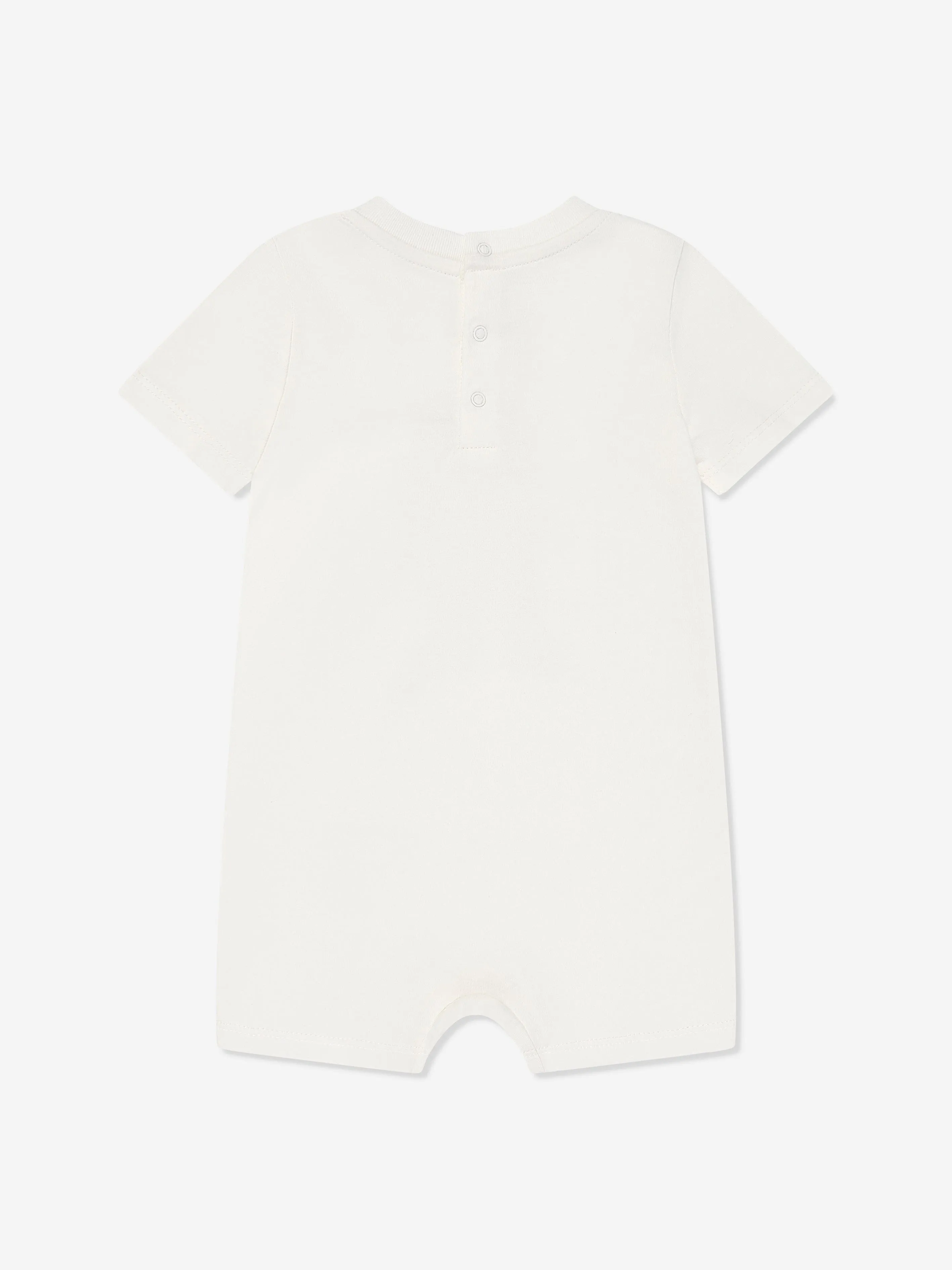 Ralph Lauren Baby Boys Bear Romper in White