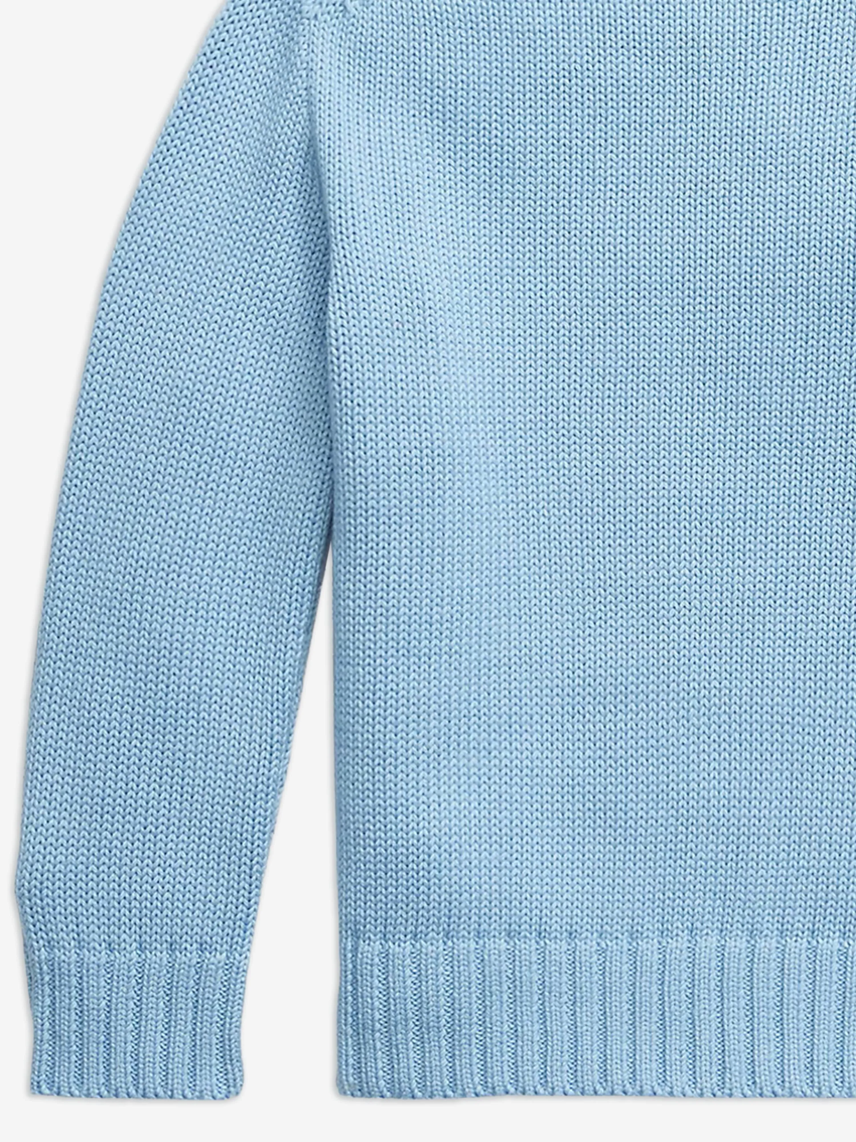 Ralph Lauren Boys Cotton Knit Jumper in Blue