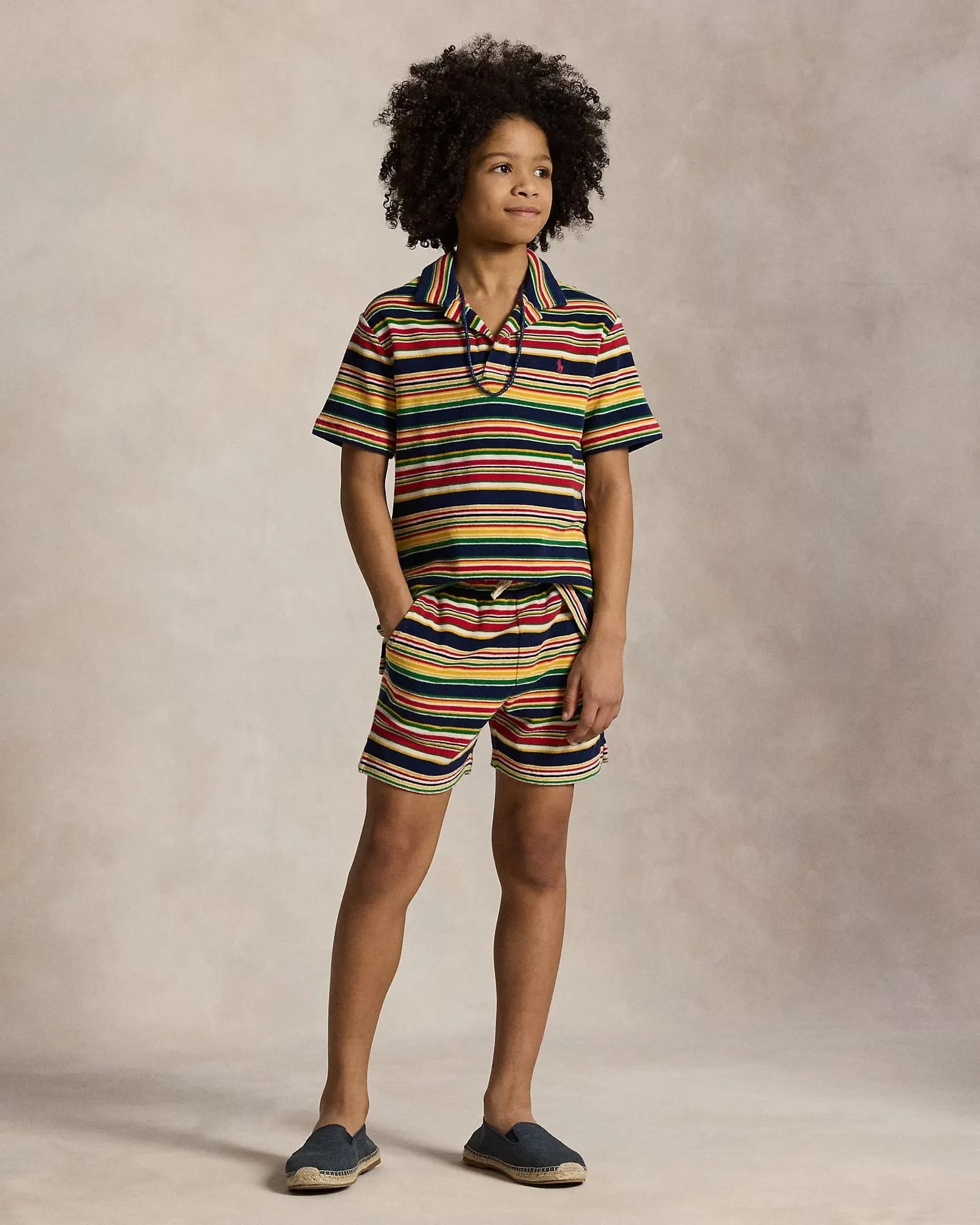 Ralph Lauren Boys Striped Shorts in Multicolour