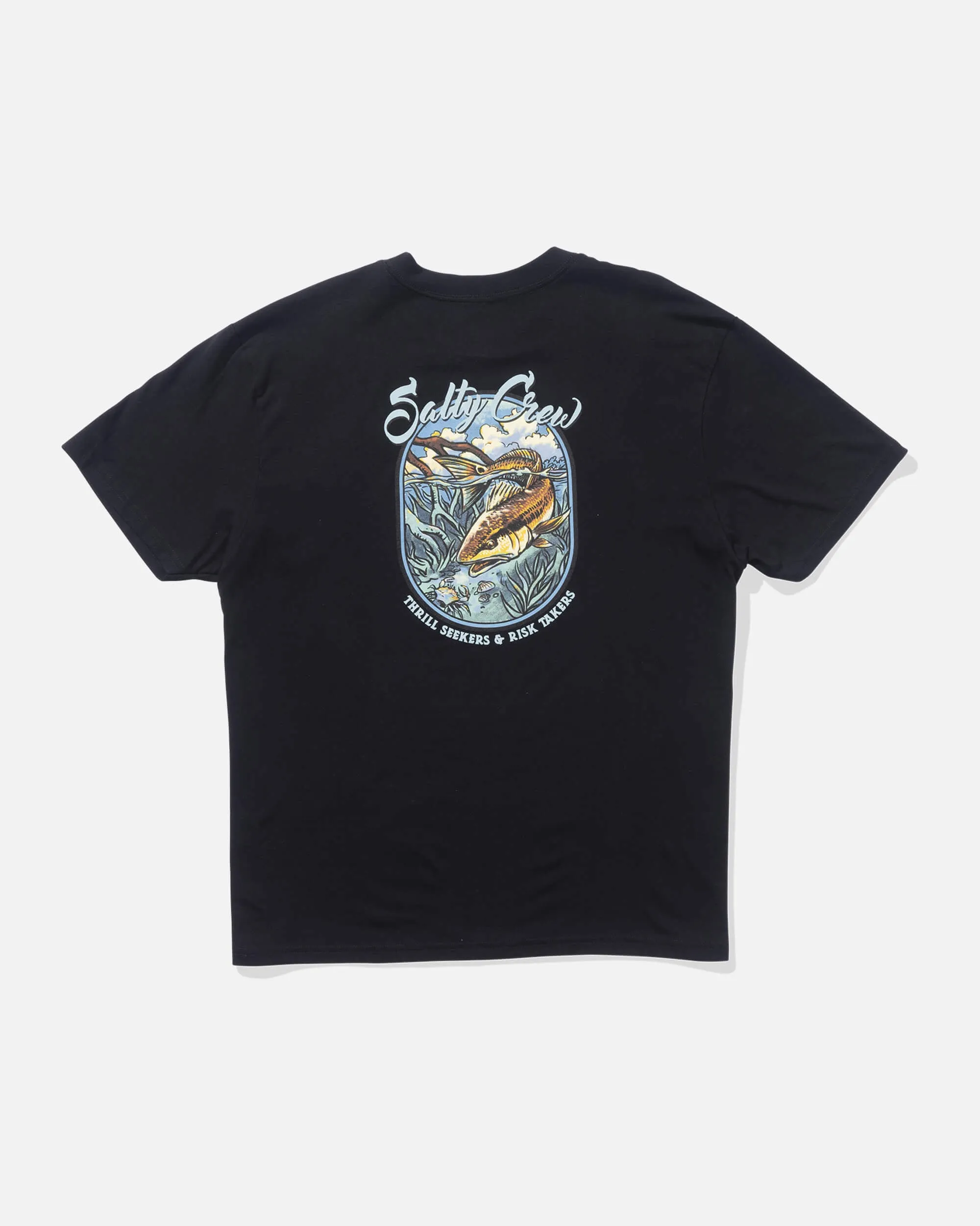 Red Fish Classic Ss Tee - Black