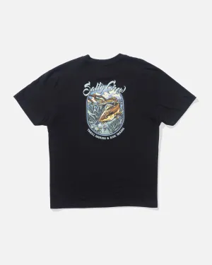 Red Fish Classic Ss Tee - Black