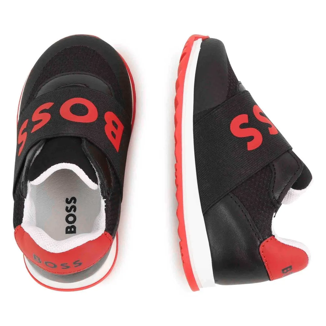 Red Logo Tape Sneakers