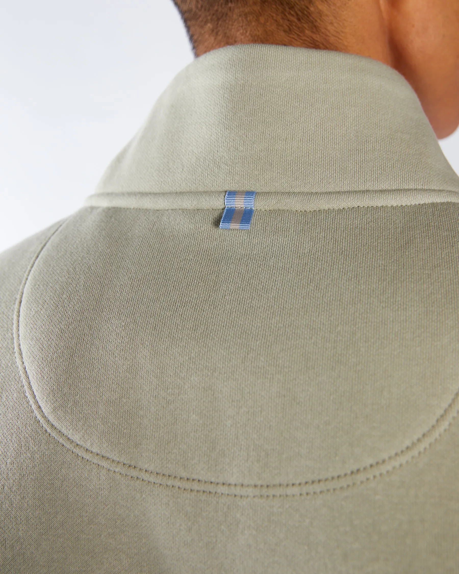 Roth Half Zip Abbey Stone