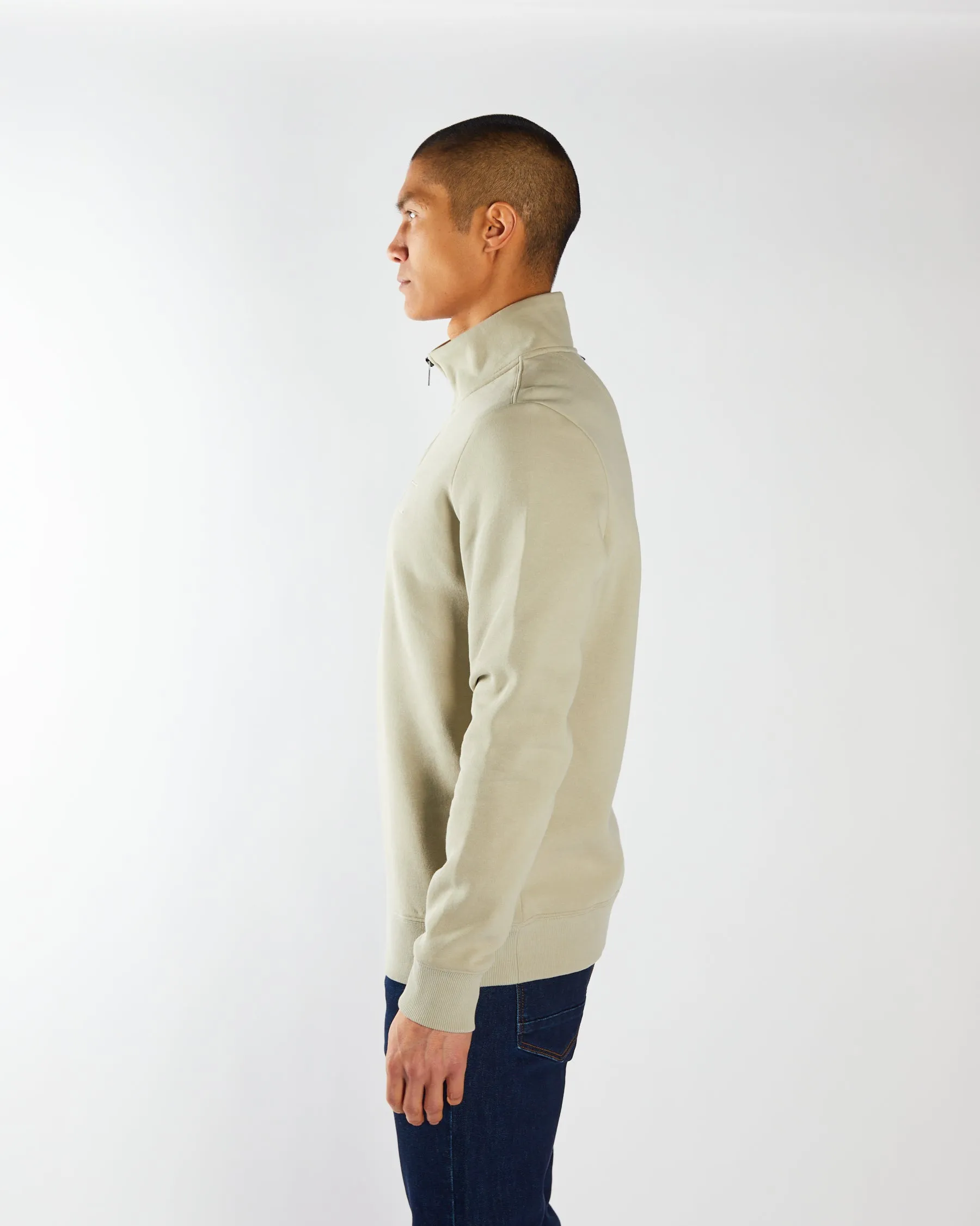 Roth Half Zip Abbey Stone
