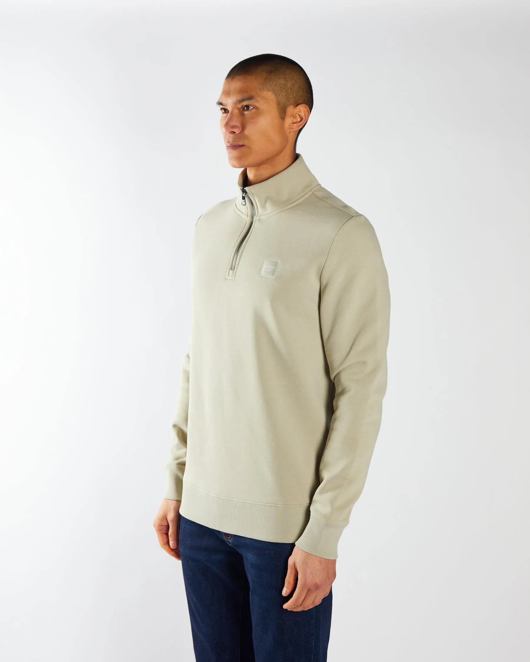 Roth Half Zip Abbey Stone