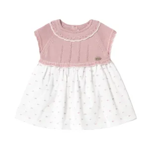 Sakura Pointelle Knit Cotton Dress