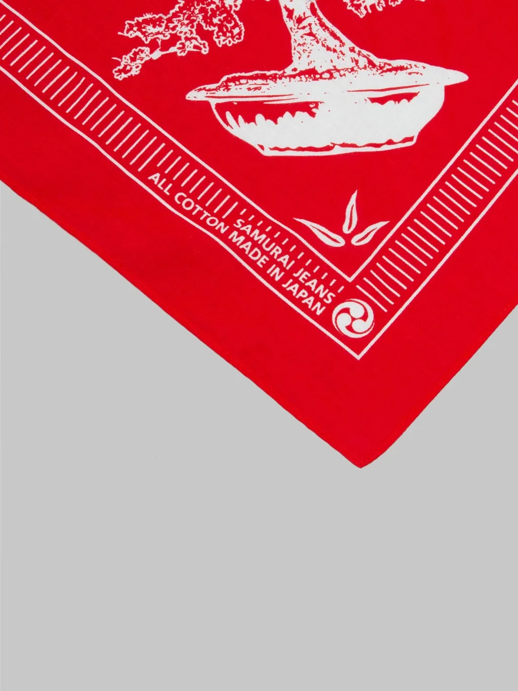 Samurai Jeans SJ-01 Bonsai Pattern Bandana Red