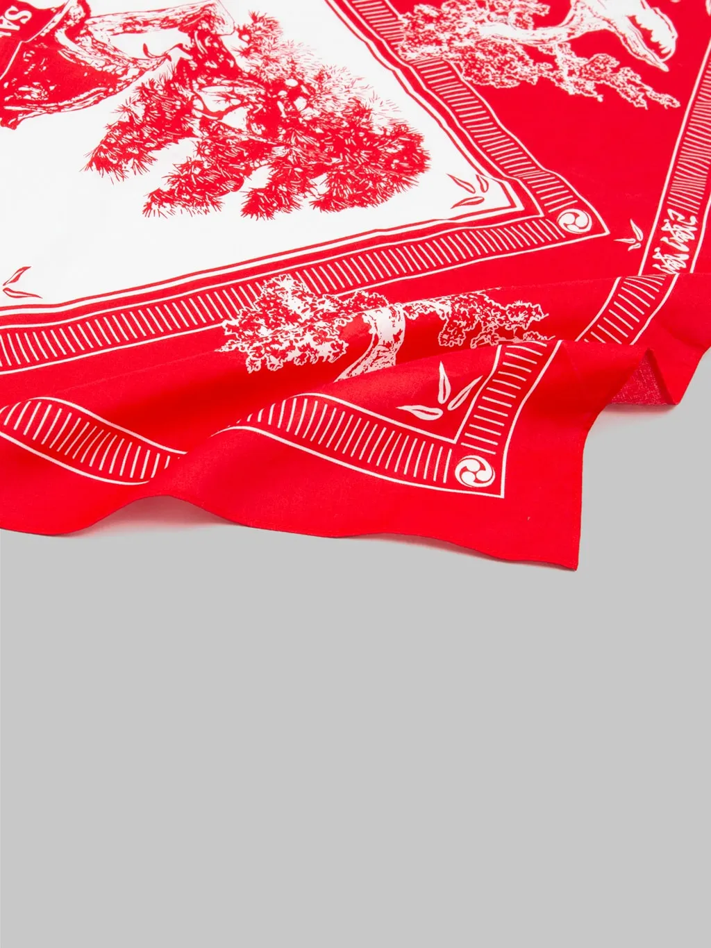 Samurai Jeans SJ-01 Bonsai Pattern Bandana Red